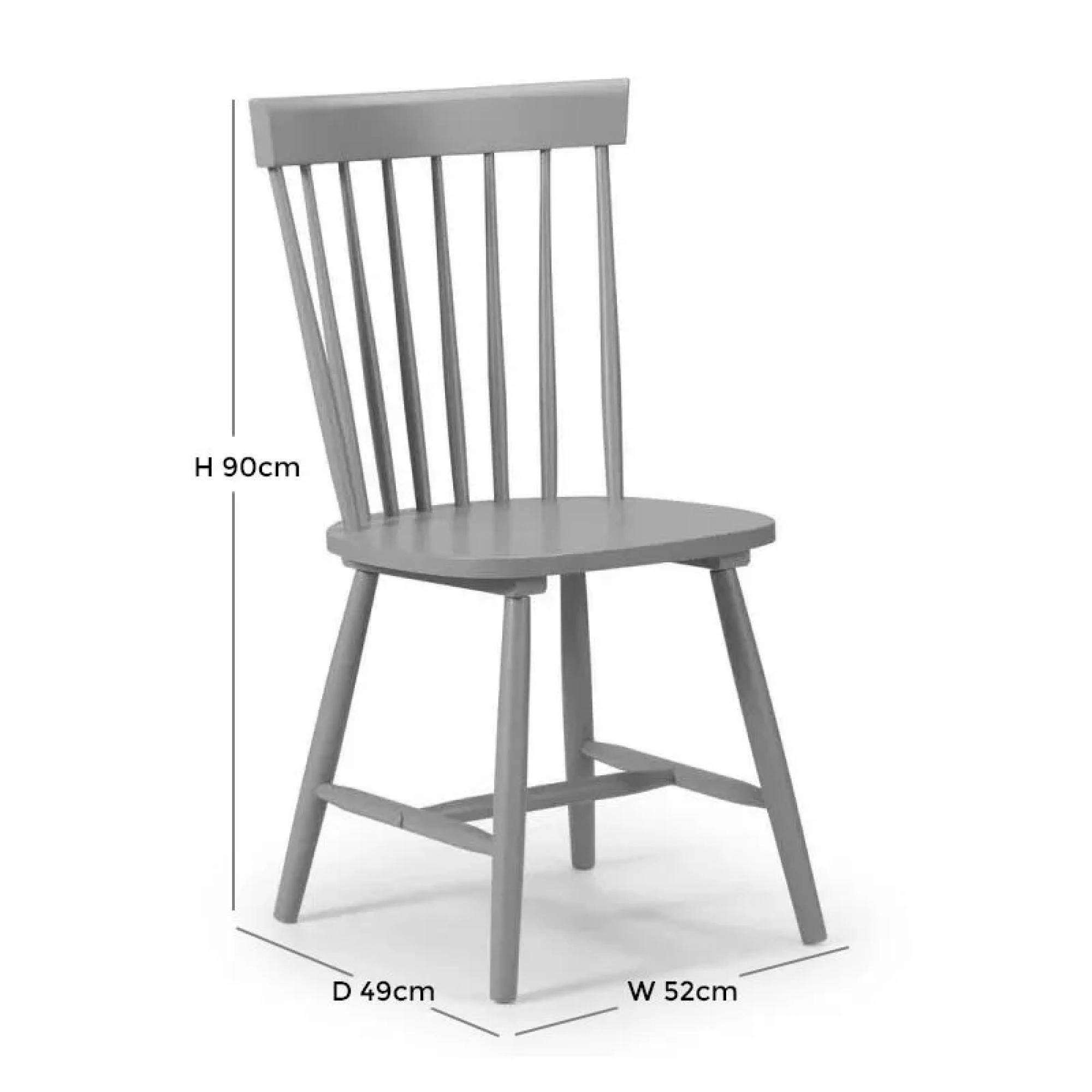 Product photograph of Clearance - Set Of 2 Torino Lunar Grey Dining Chair - Fss15469 from Choice Furniture Superstore.