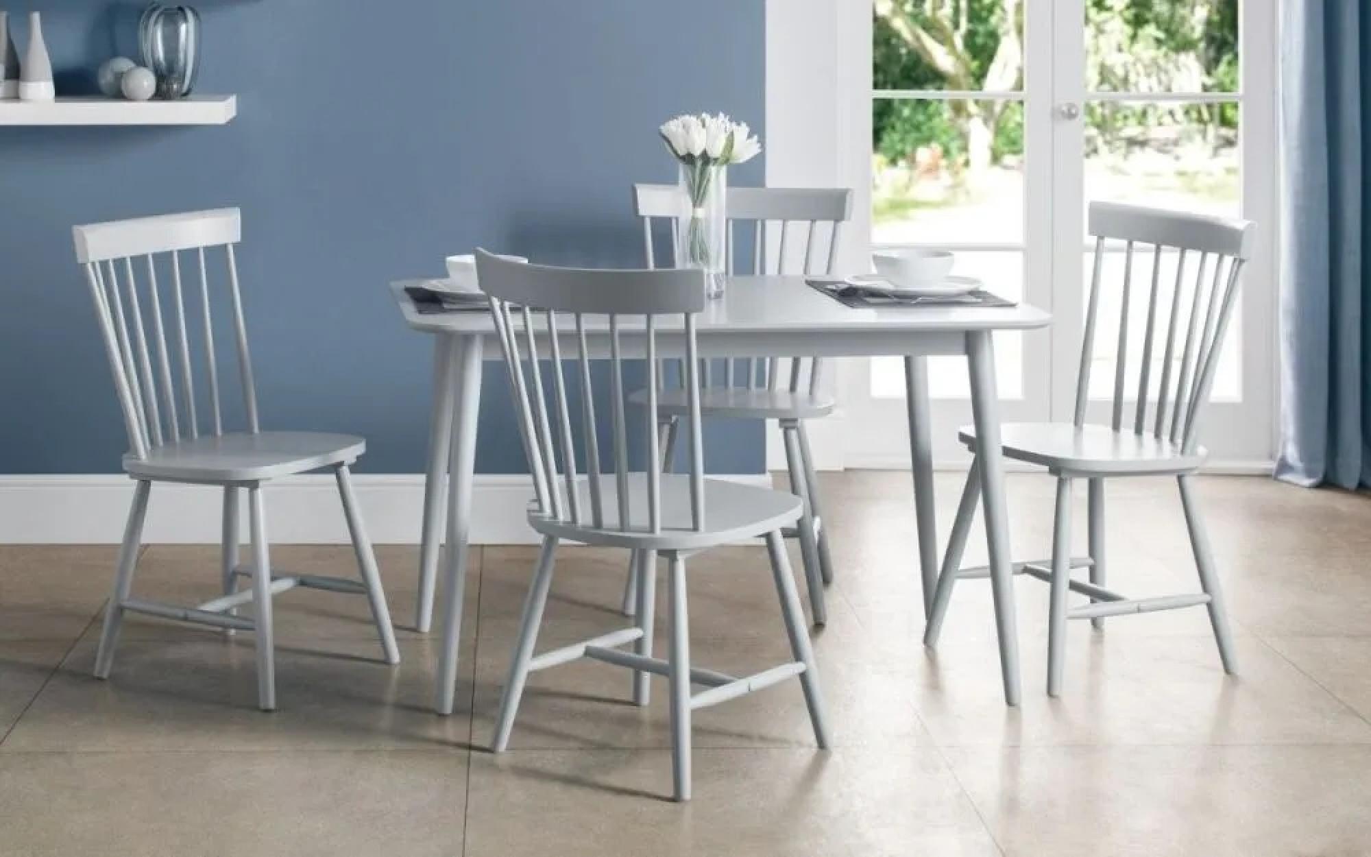 Product photograph of Clearance - Set Of 2 Torino Lunar Grey Dining Chair - Fss15469 from Choice Furniture Superstore.