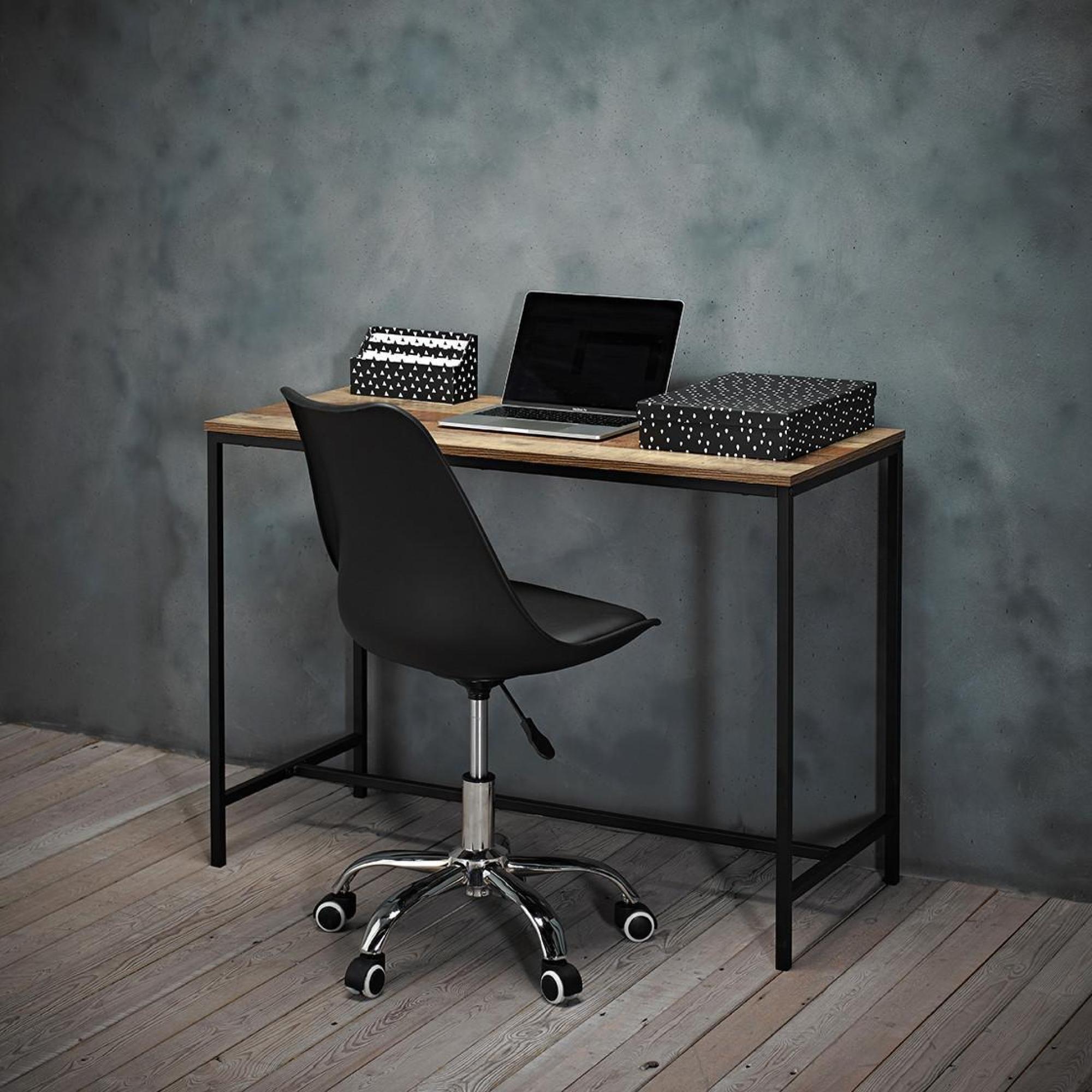 Product photograph of Hoxton Industrial Rustic Oak Effect Wood Desk from Choice Furniture Superstore.