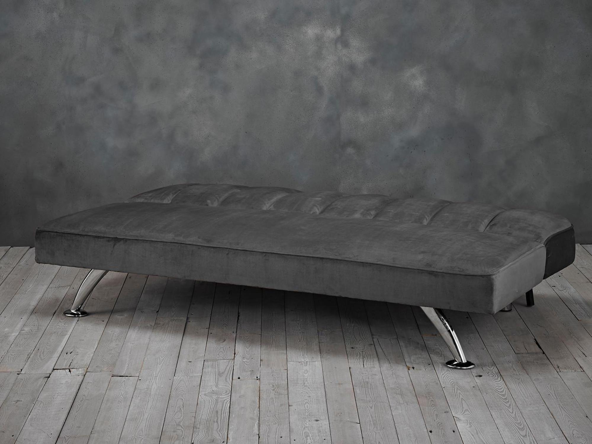 Product photograph of Brighton Grey Sofa Bed from Choice Furniture Superstore.