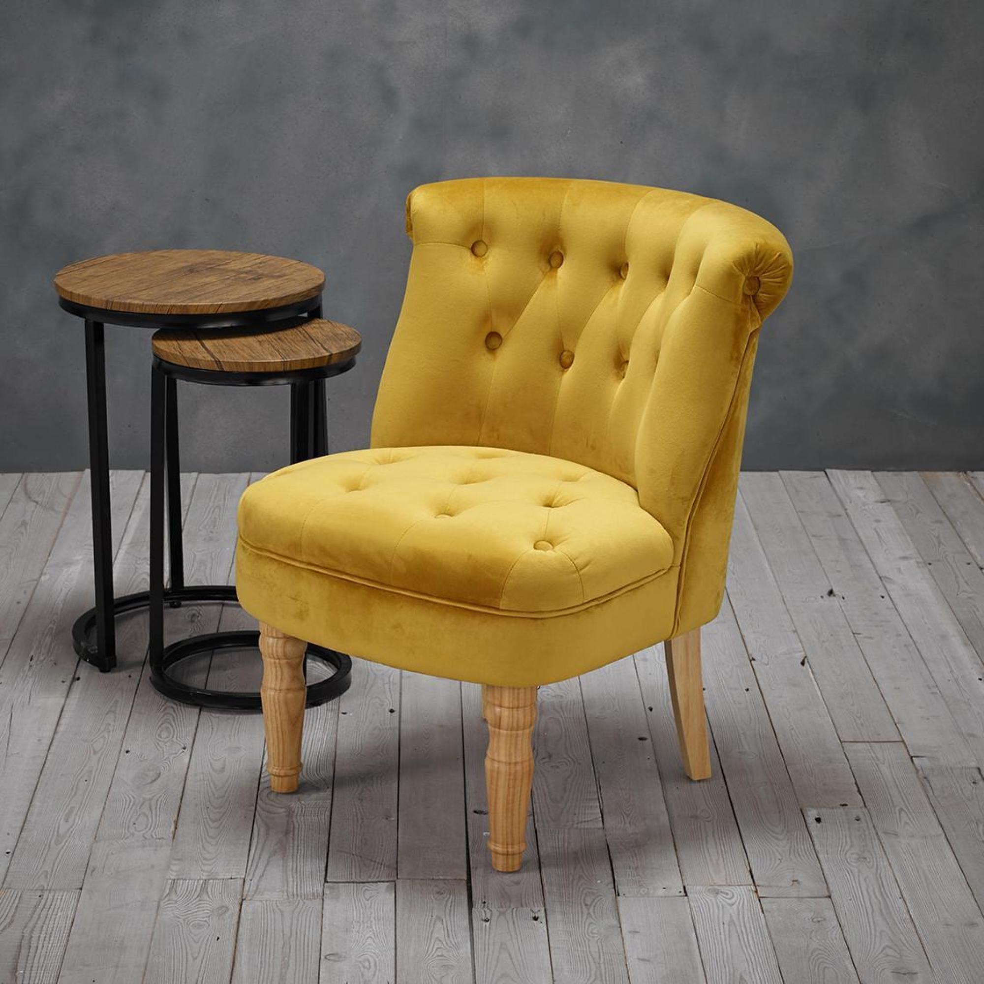 Product photograph of Charlotte Mustard Linen Fabric Chair from Choice Furniture Superstore.