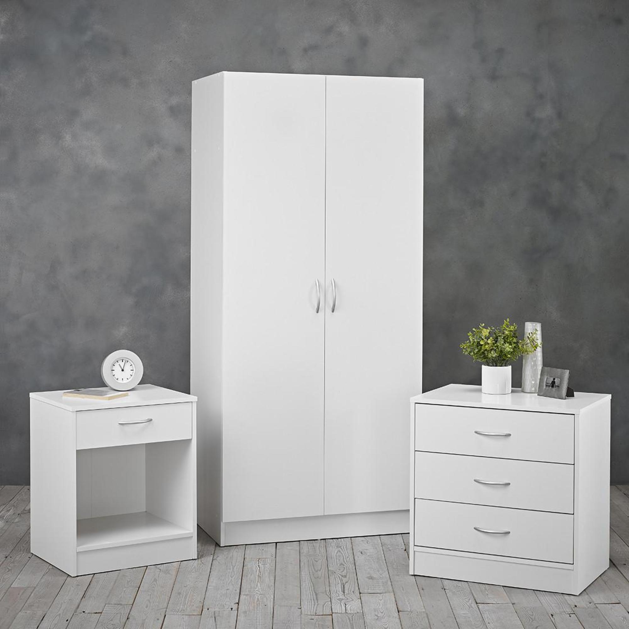Product photograph of Delta White Bedroom Set from Choice Furniture Superstore.
