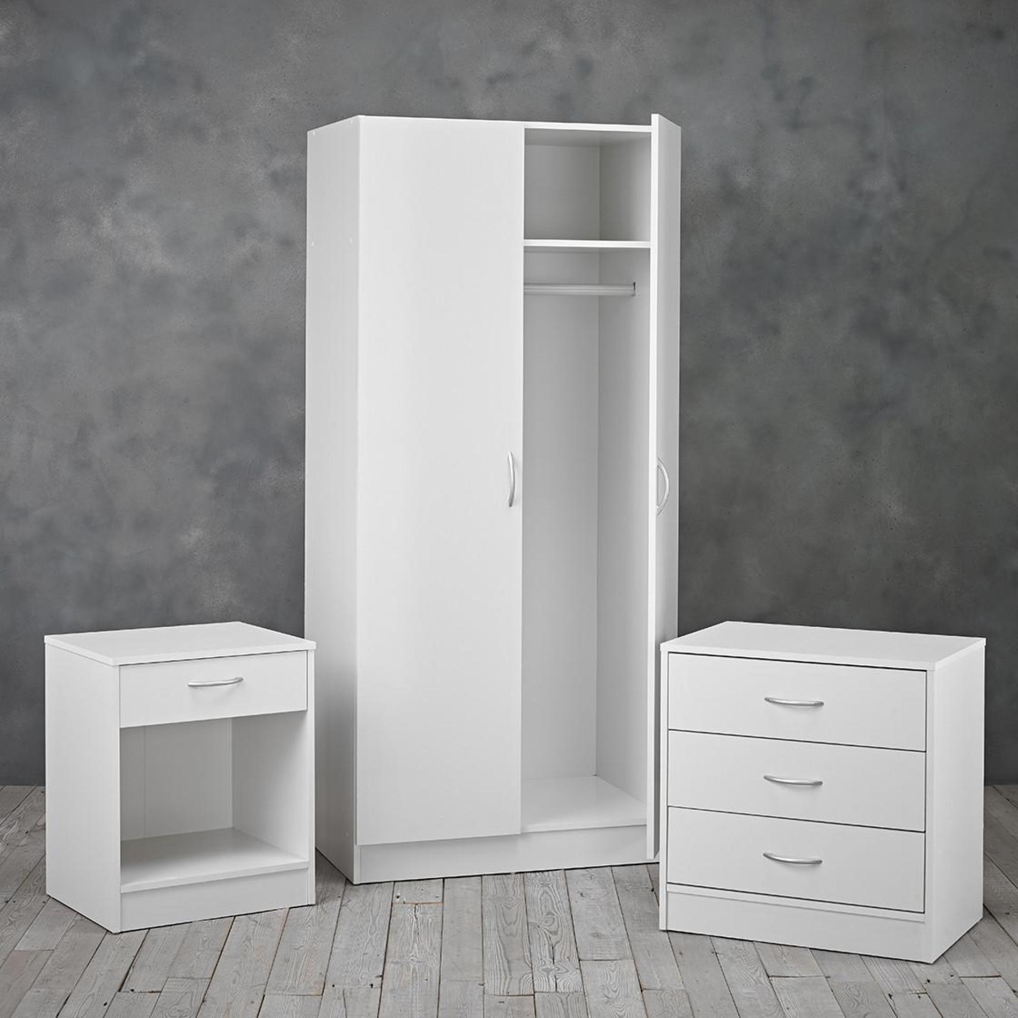 Product photograph of Delta White Bedroom Set from Choice Furniture Superstore.