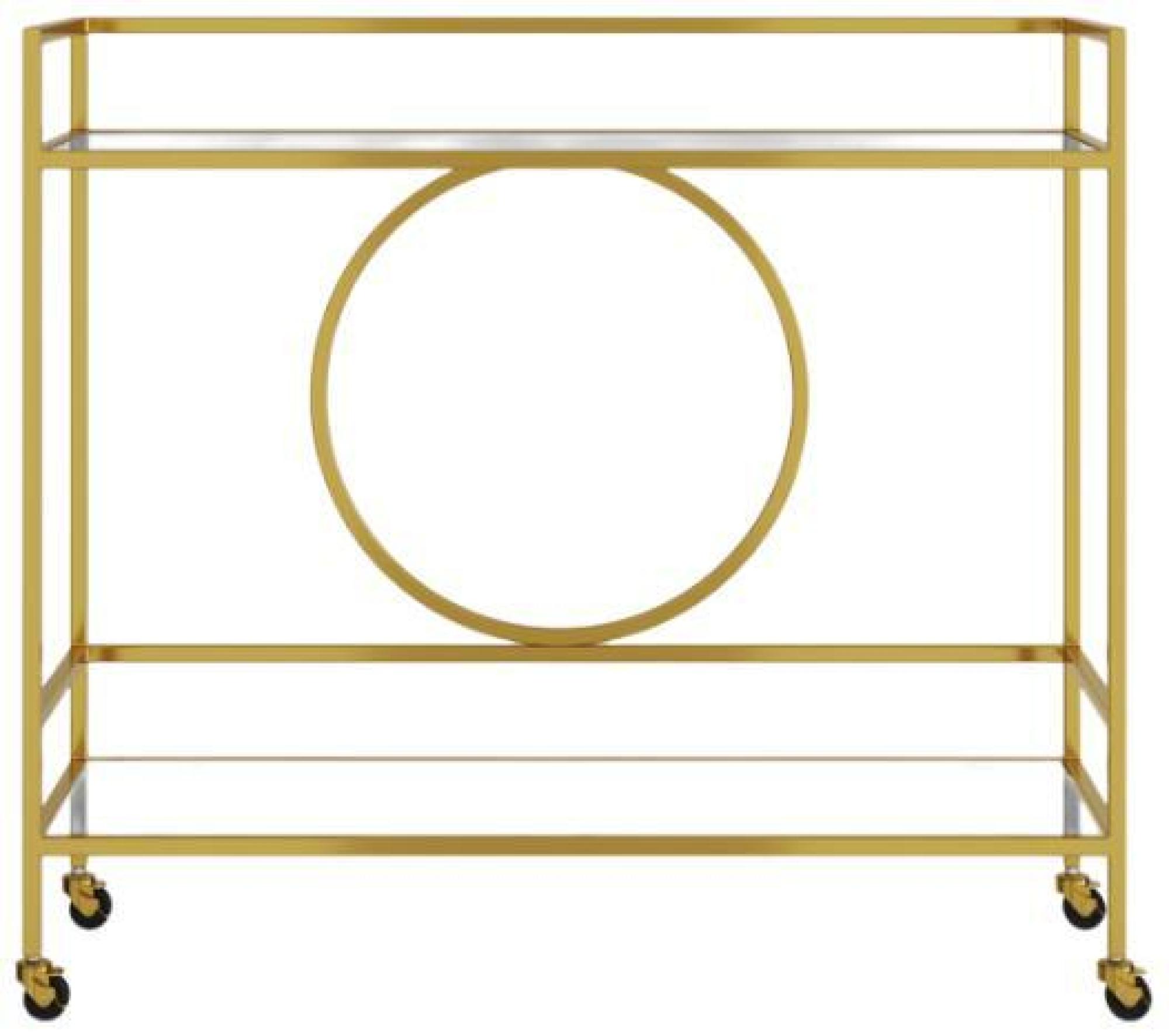 Product photograph of Gatsby Gold Drinks Trolley from Choice Furniture Superstore.