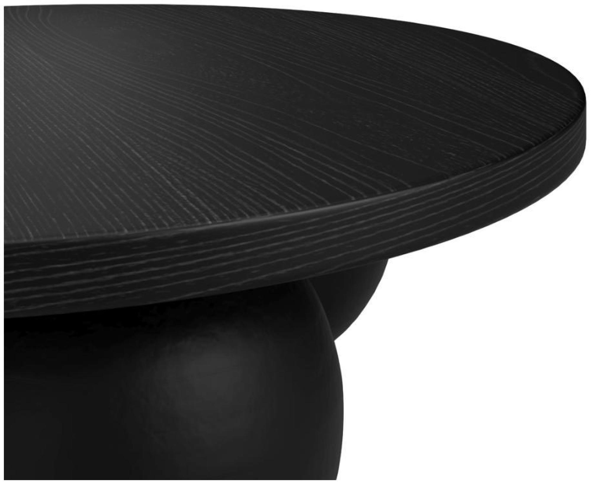 Product photograph of Kenji Matte Black Concrete Coffee Table from Choice Furniture Superstore.