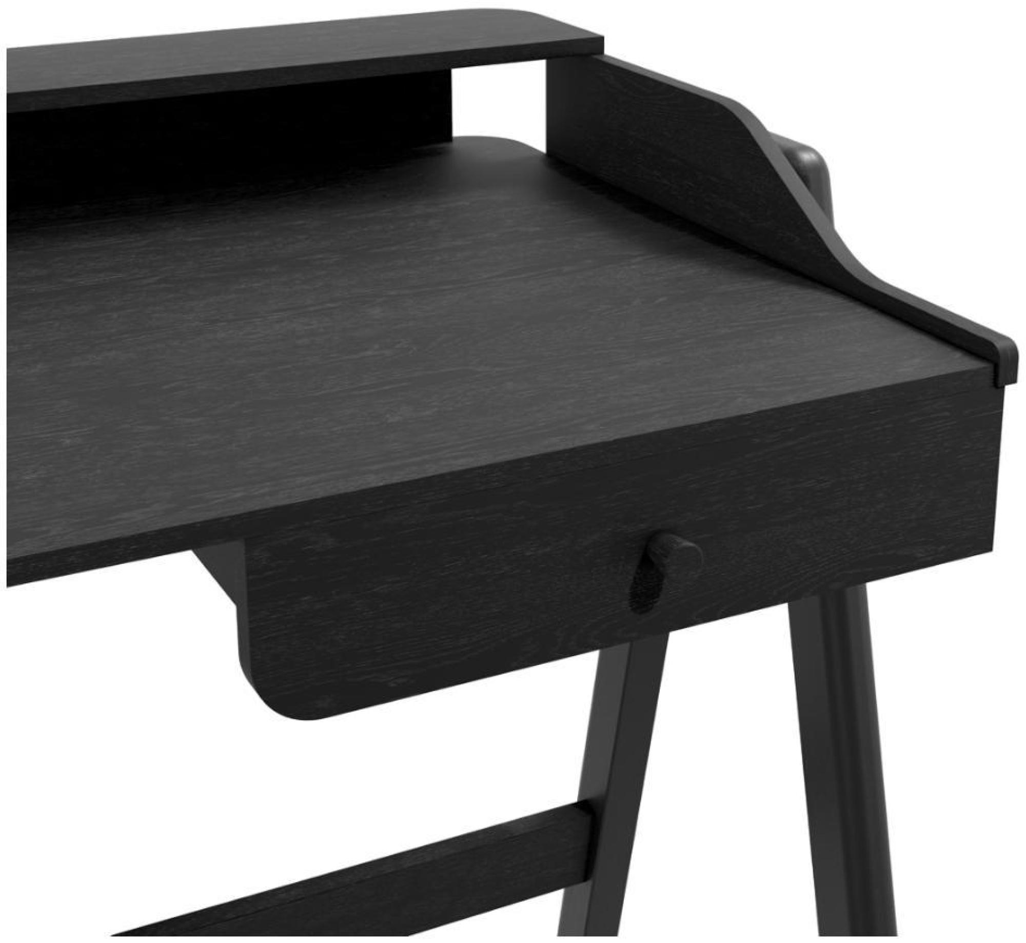 Product photograph of Lark Black Desk from Choice Furniture Superstore.
