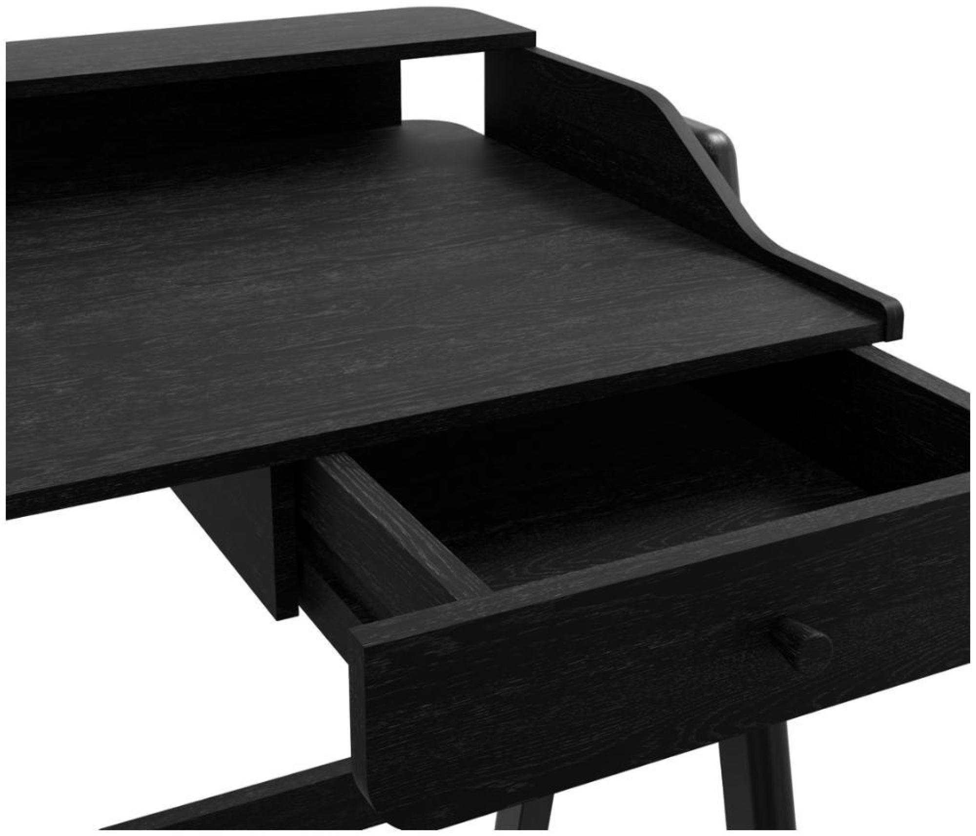 Product photograph of Lark Black Desk from Choice Furniture Superstore.