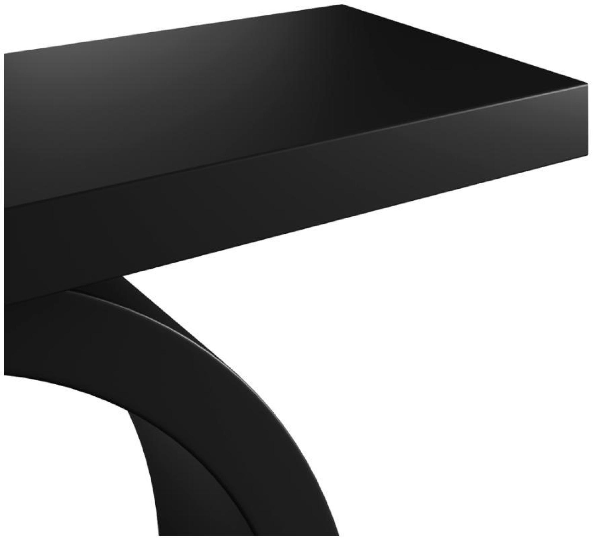 Product photograph of Oren Black Console Table from Choice Furniture Superstore.