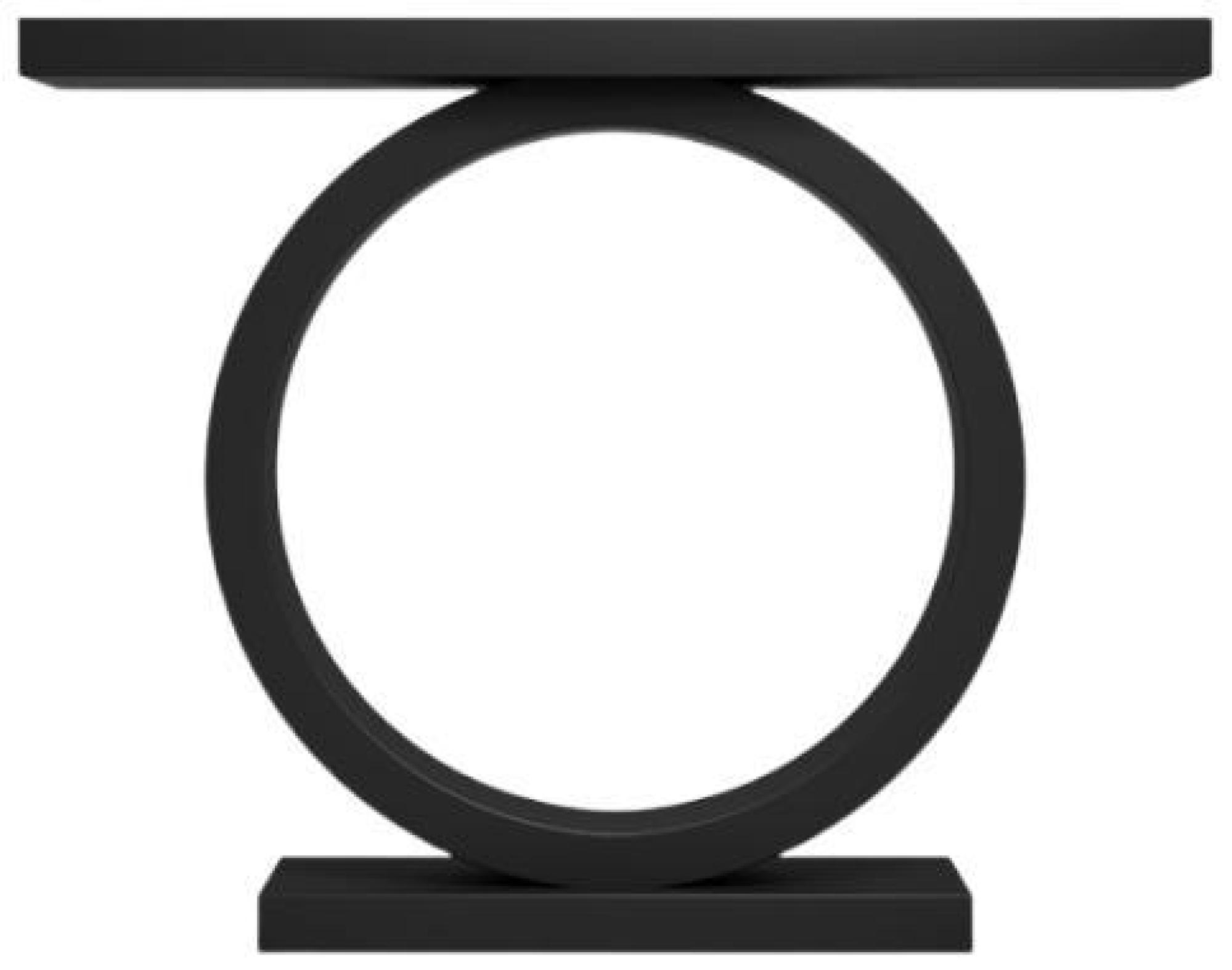 Product photograph of Oren Black Console Table from Choice Furniture Superstore.