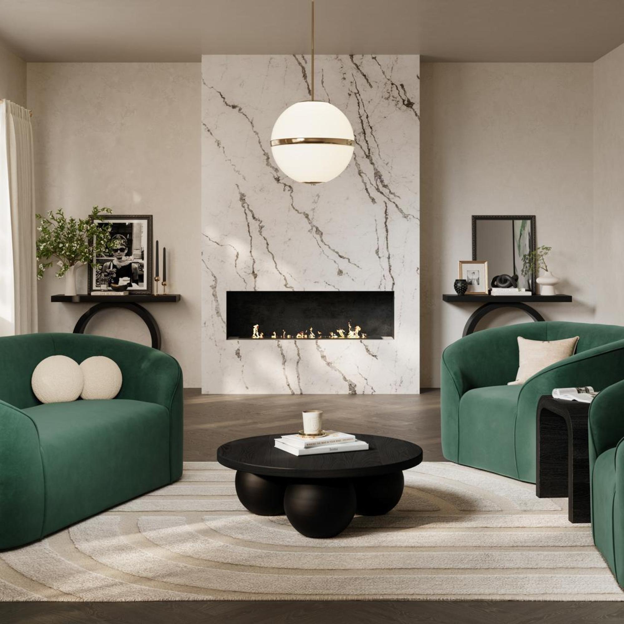 Product photograph of Oren Black Console Table from Choice Furniture Superstore.