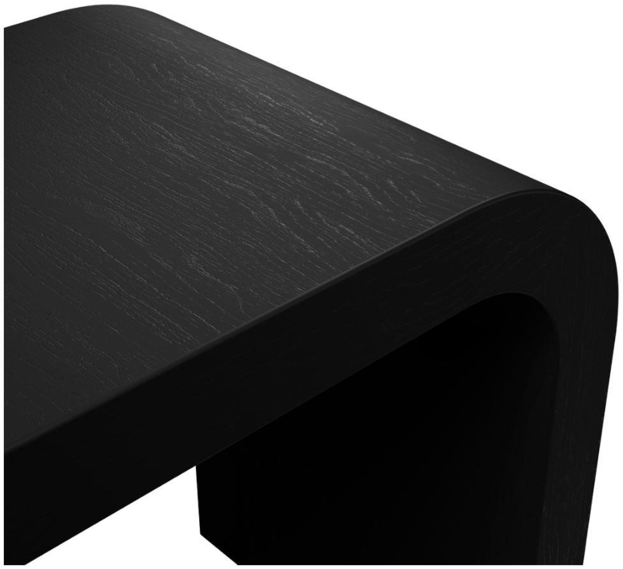 Product photograph of Lake Black Ash Veneer Side Table from Choice Furniture Superstore.