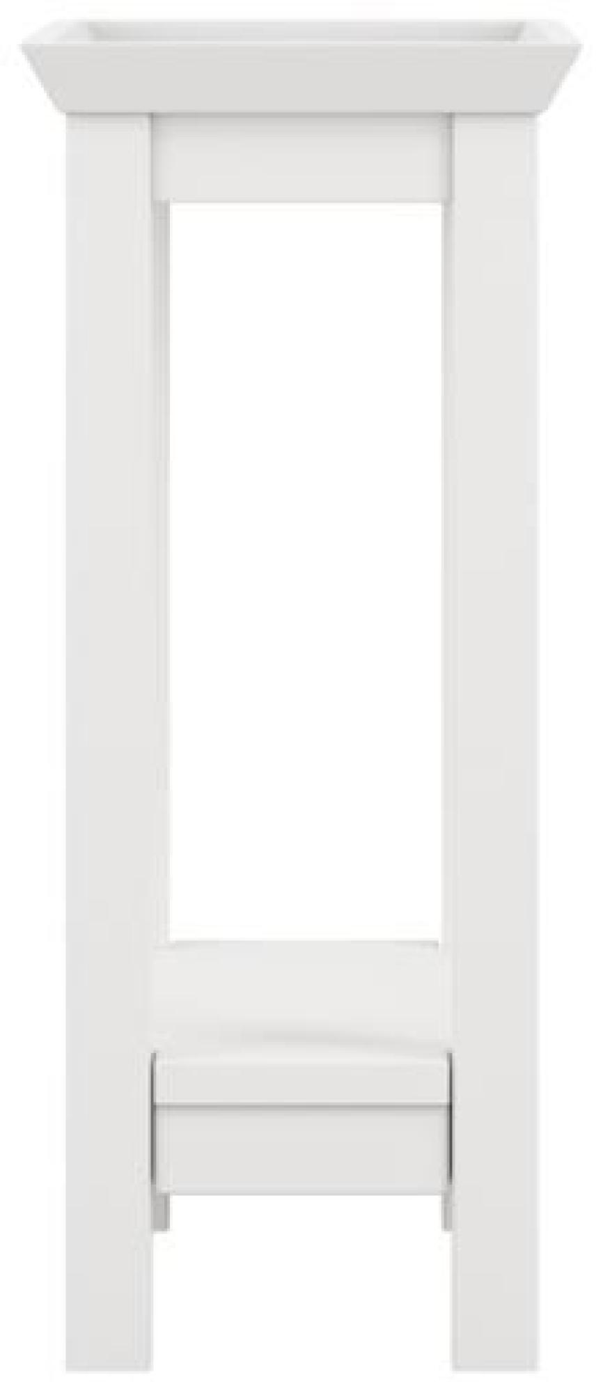 Product photograph of Cote White Rubber Wood Side Table from Choice Furniture Superstore.