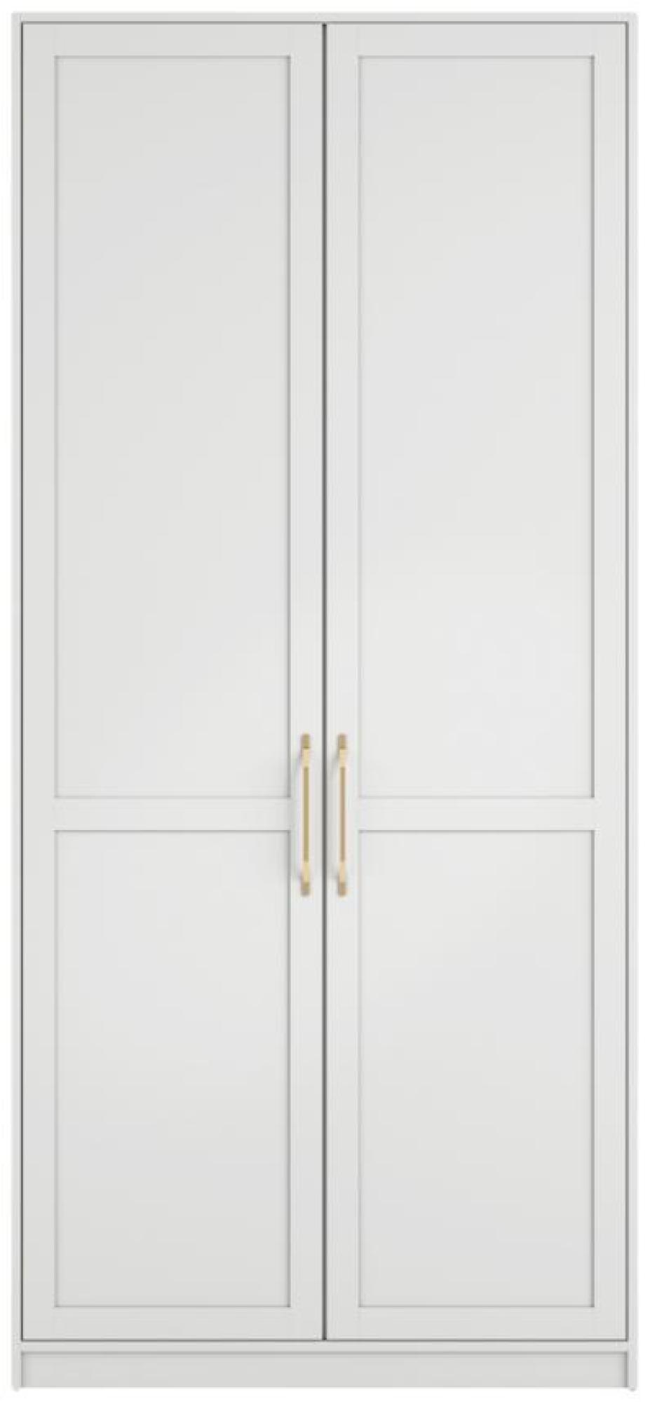 Product photograph of Austen White 2 Door Wardrobe from Choice Furniture Superstore.