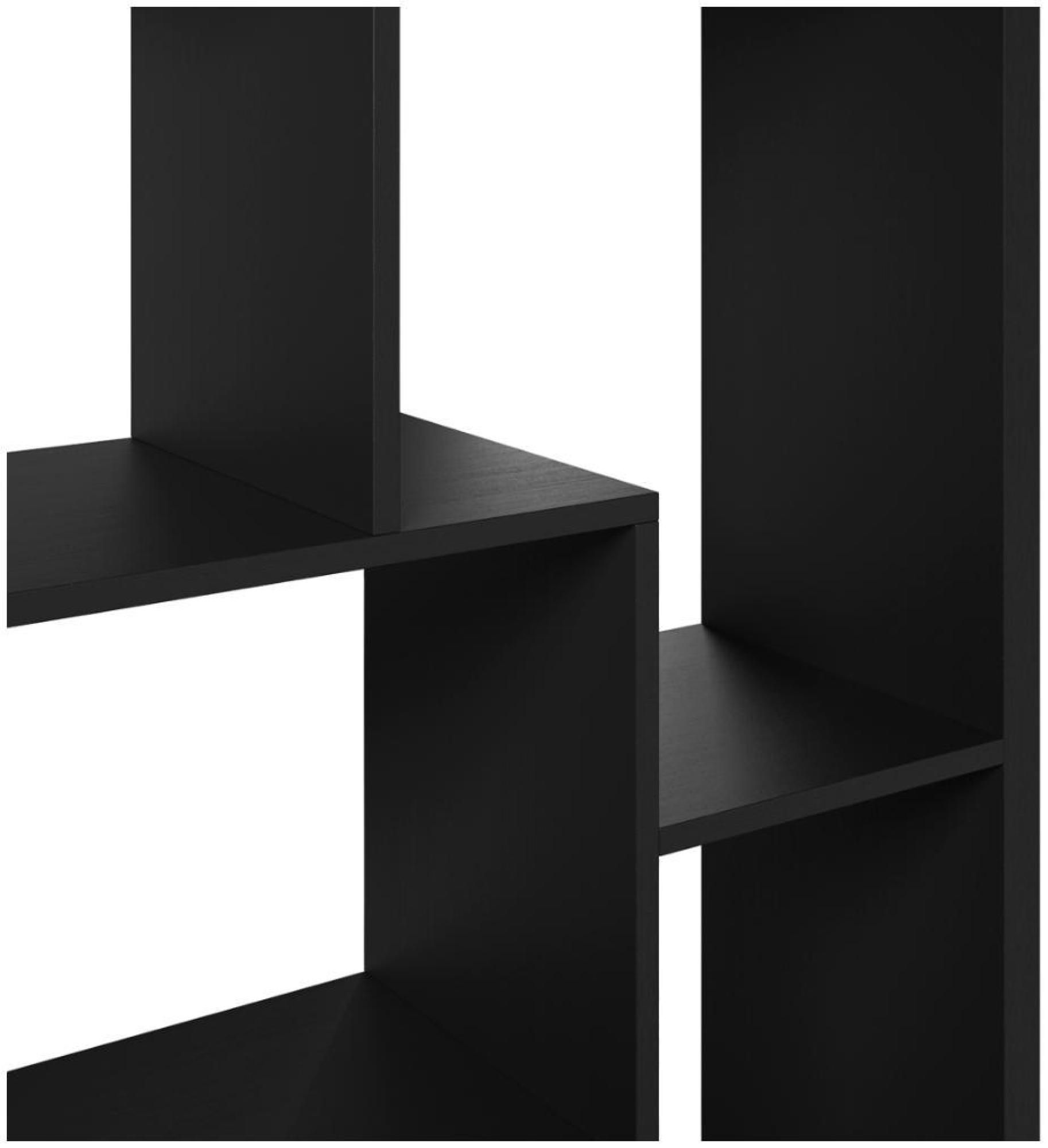 Product photograph of Quebec Black Shelving Unit from Choice Furniture Superstore.