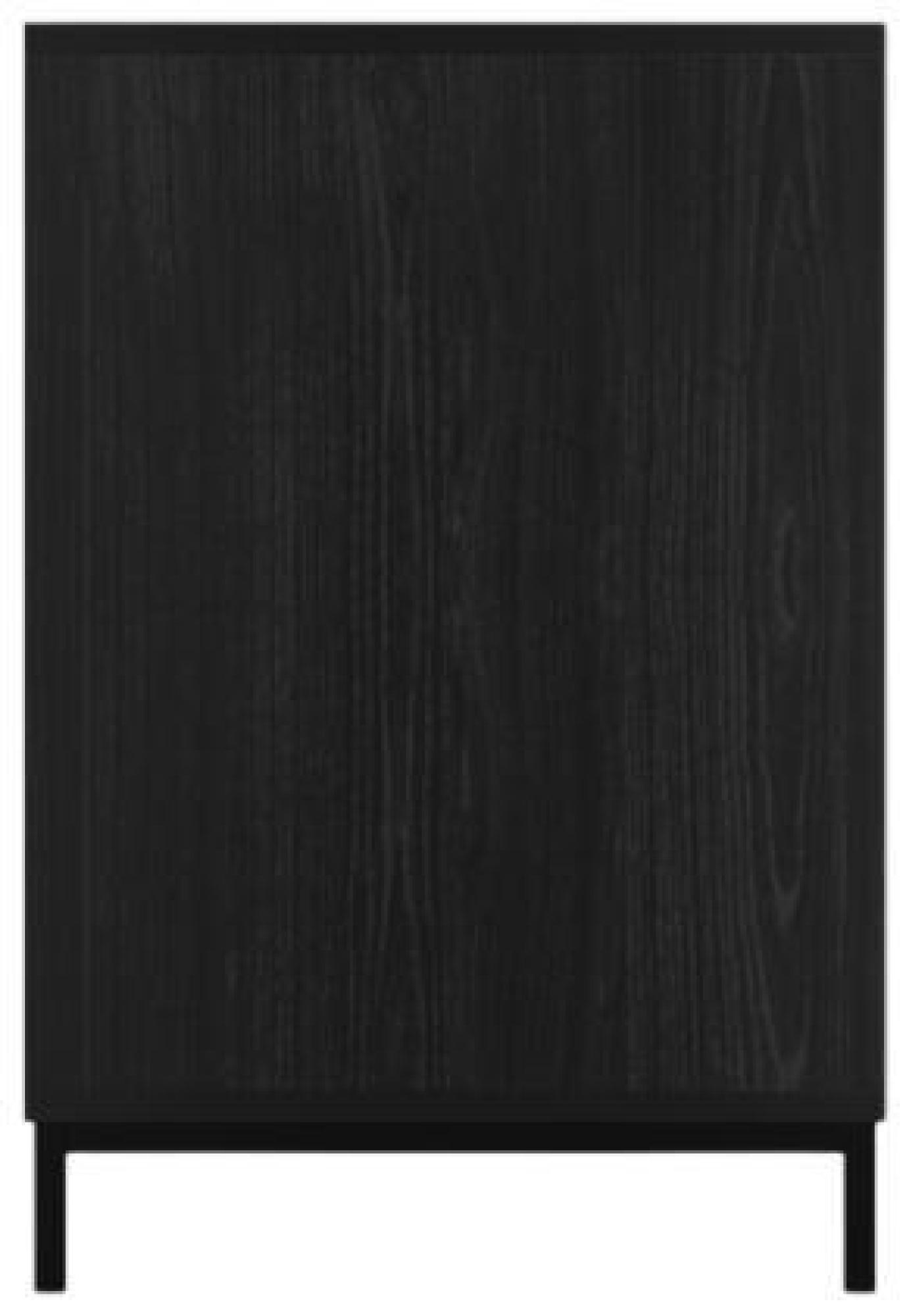 Product photograph of Maddox Black 2 Door Tv Unit from Choice Furniture Superstore.