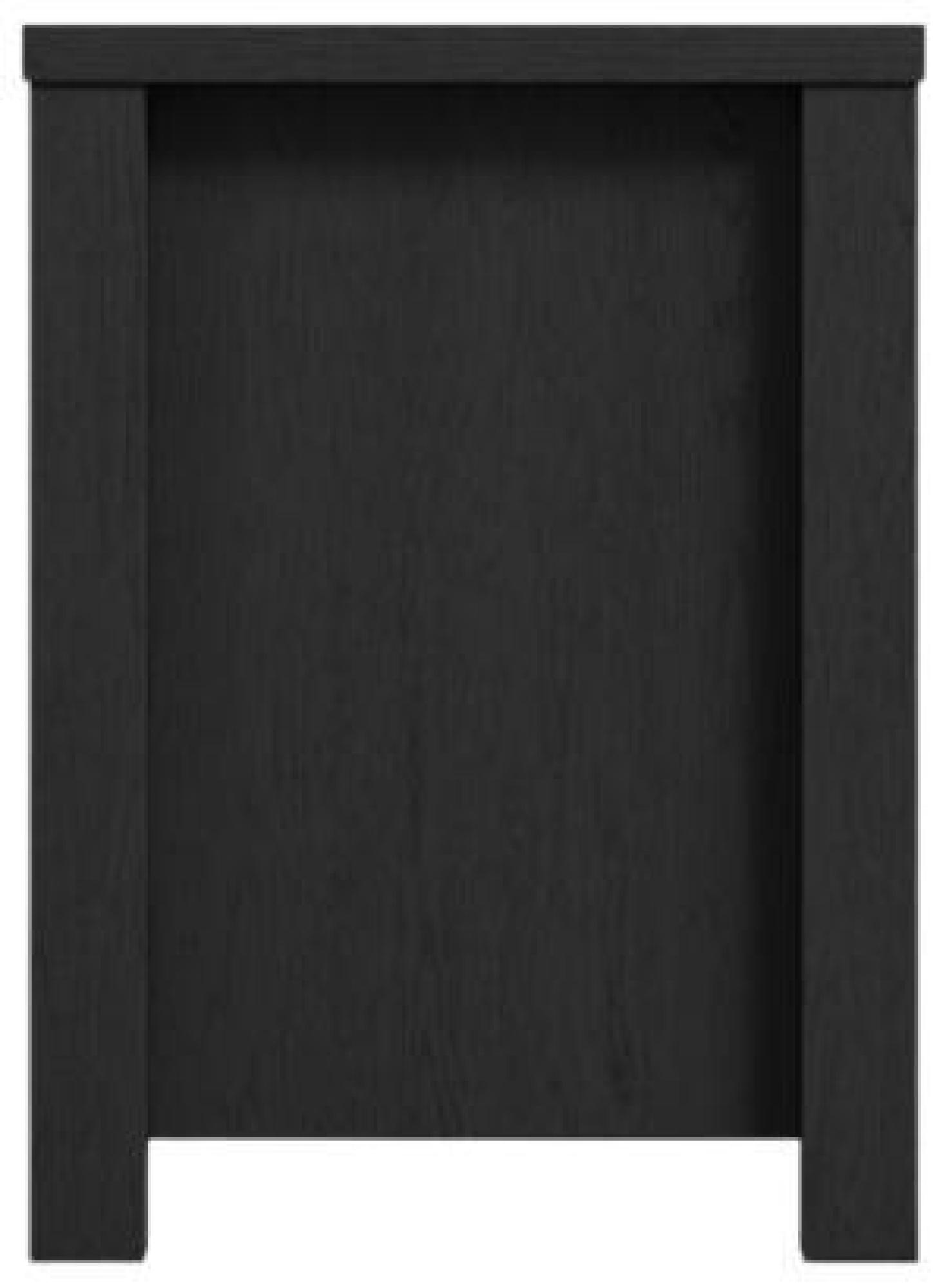 Product photograph of Clover Black 2 Door Tv Unit from Choice Furniture Superstore.