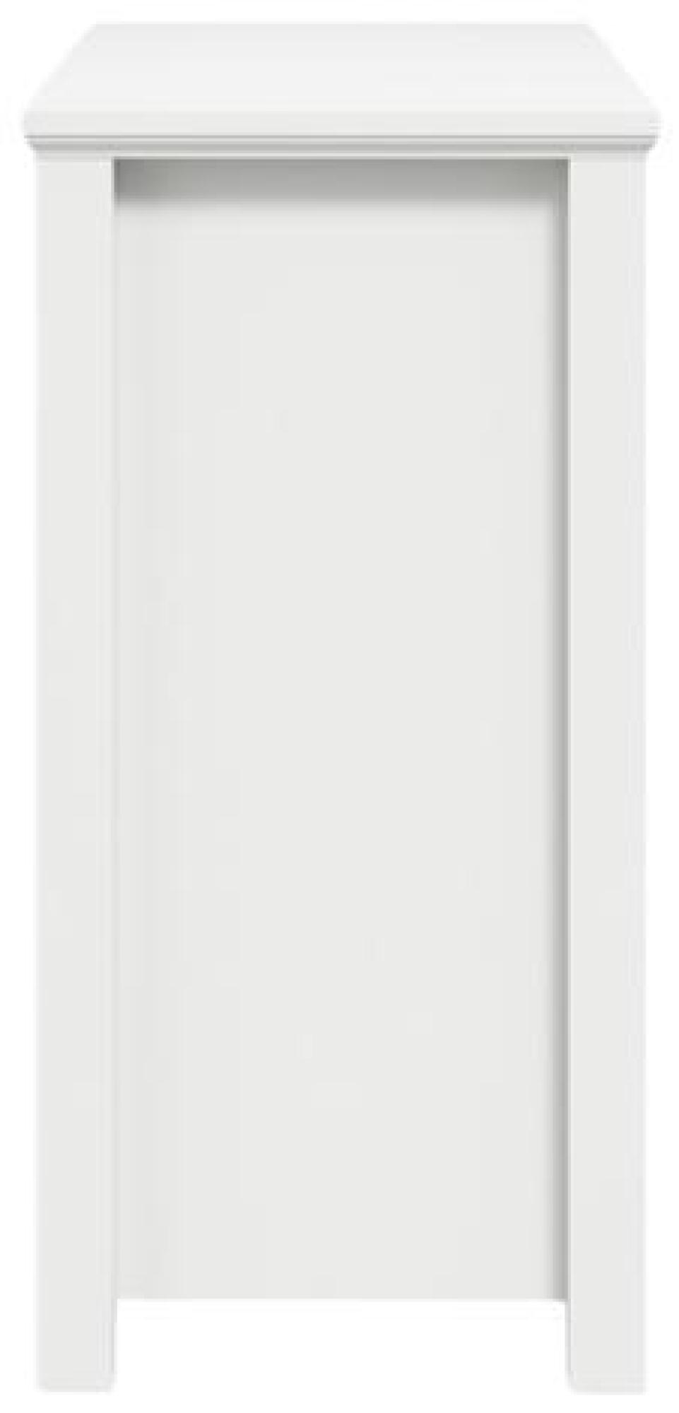 Product photograph of Ives White 4 Drawer Chest from Choice Furniture Superstore.