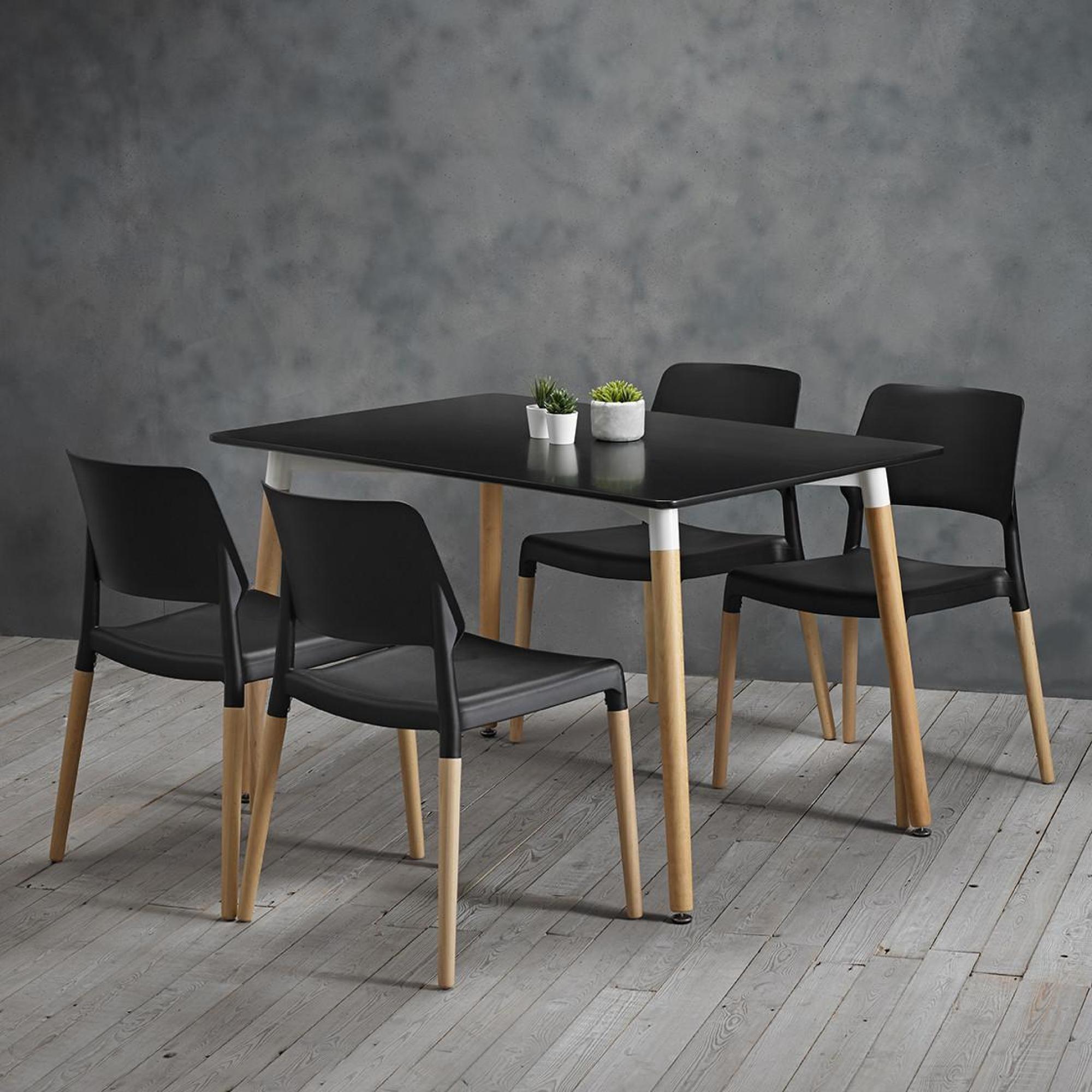 Product photograph of 2 X Riva Black Dining Chair from Choice Furniture Superstore.