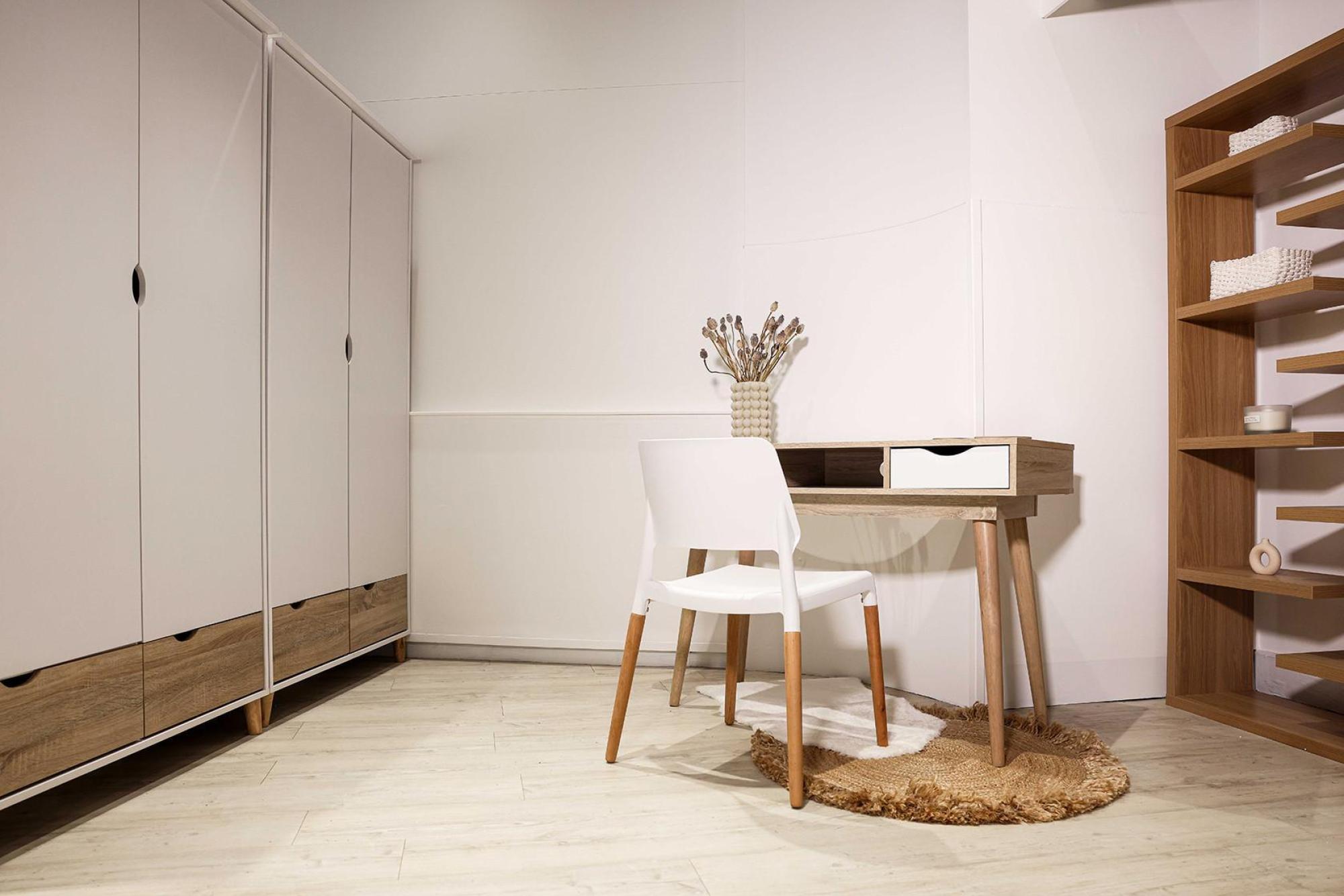 Product photograph of Stockholm White 2 Door Wardrobe from Choice Furniture Superstore.