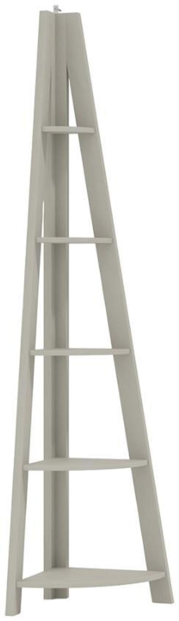 Product photograph of Tiva Ladder Grey Corner Shelving from Choice Furniture Superstore.