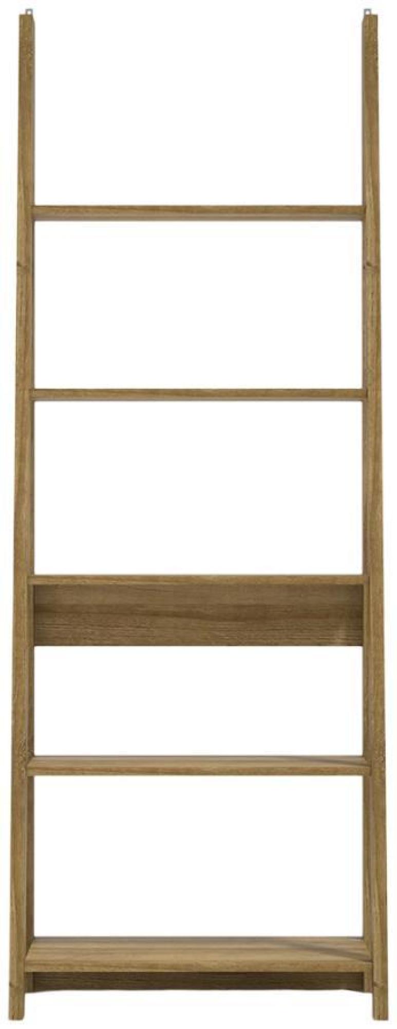 Product photograph of Tiva Ladder Oak Bookcase from Choice Furniture Superstore.