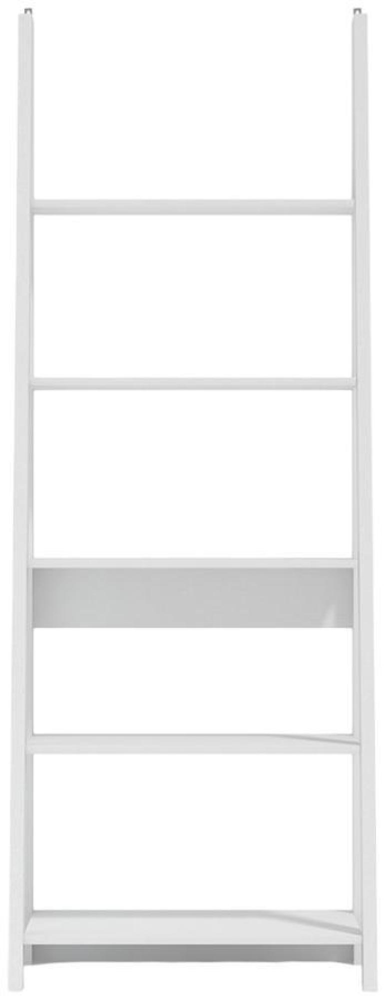 Product photograph of Tiva Ladder White Bookcase from Choice Furniture Superstore.