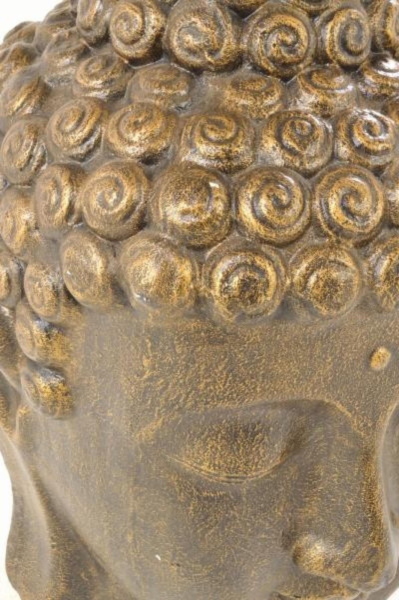 Product photograph of Ancient Mariner Large Golden Buddha Head from Choice Furniture Superstore.