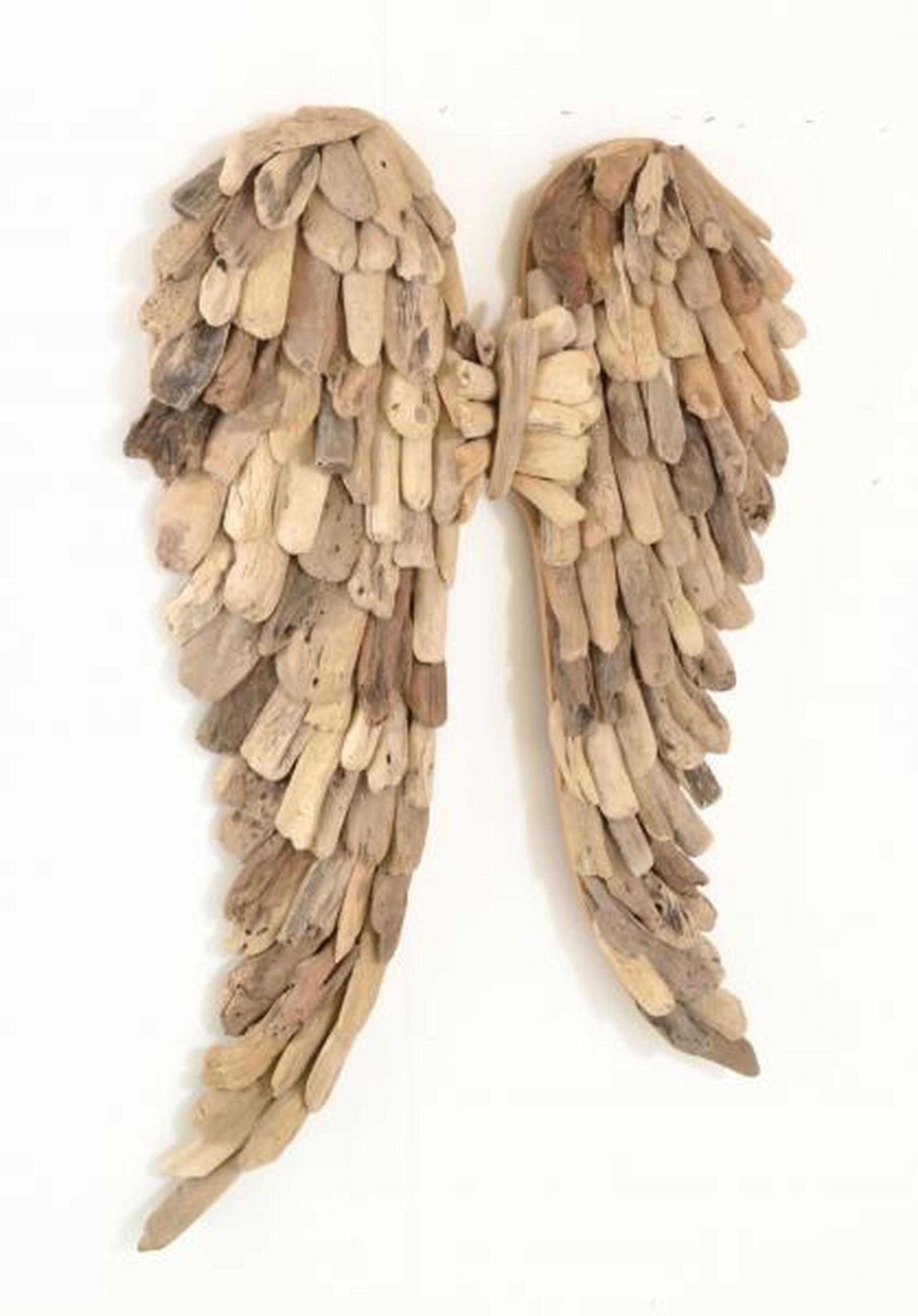 Product photograph of Medium Driftwood Angel Wings from Choice Furniture Superstore.