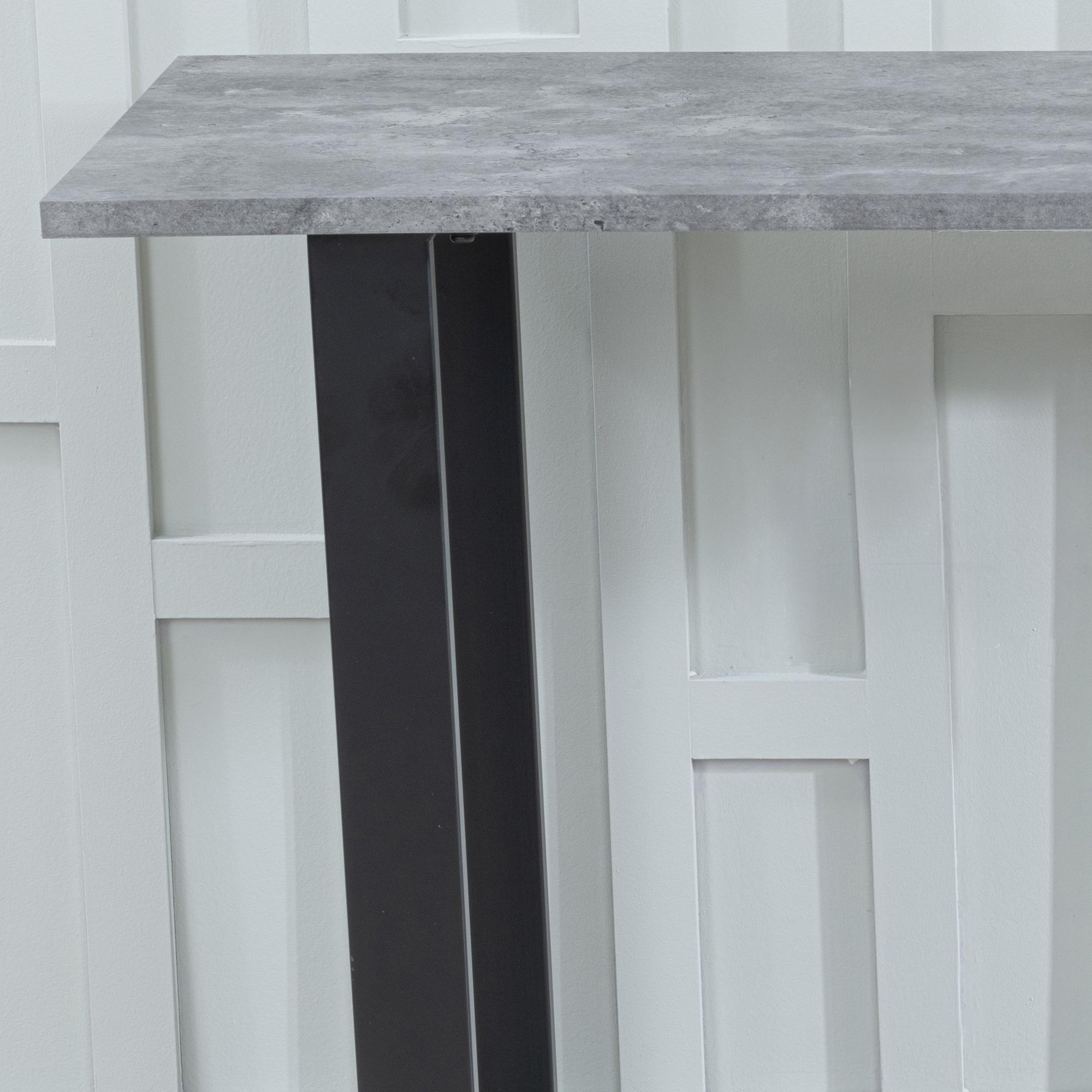 Product photograph of Ezra Faux Concrete Console Table from Choice Furniture Superstore.