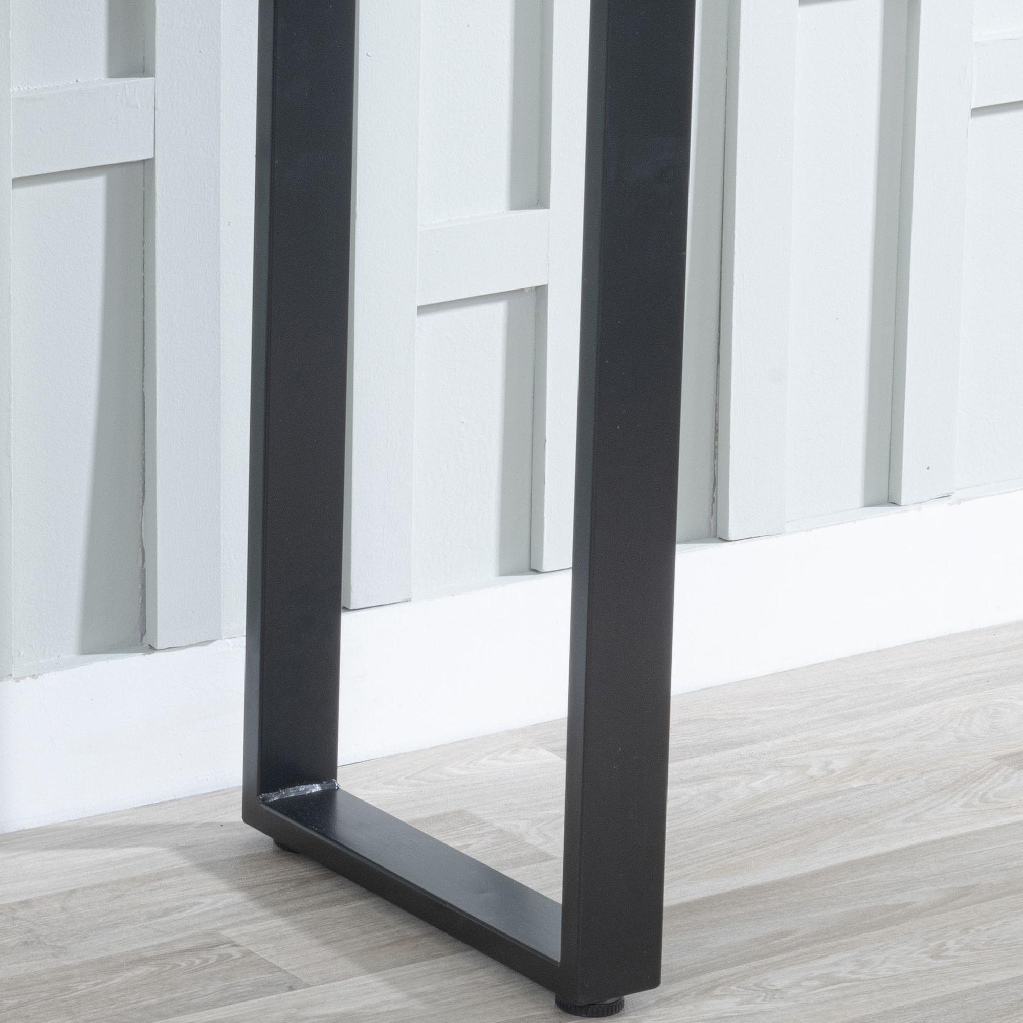 Product photograph of Ezra Faux Concrete Console Table from Choice Furniture Superstore.