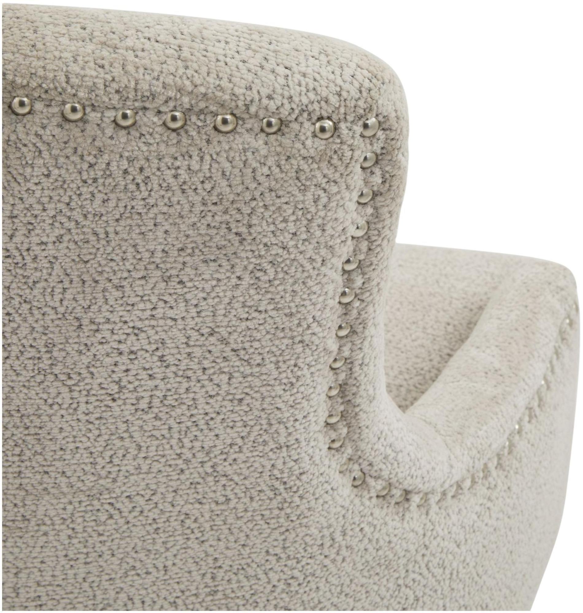 Product photograph of 2 X Brockham Taupe Fabric Dining Chair from Choice Furniture Superstore.
