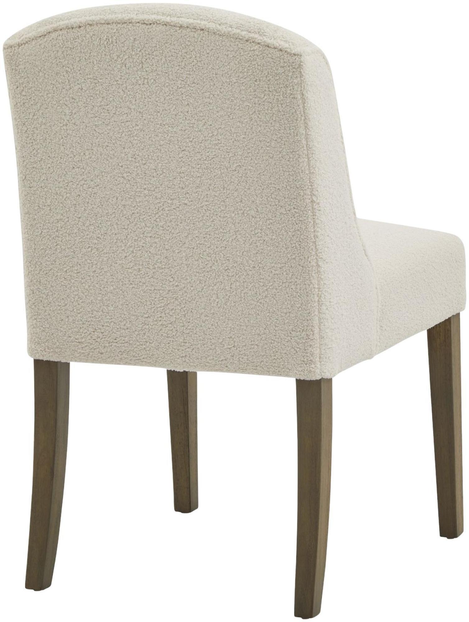 Product photograph of Compton Boucle Upholstered Dining Chair Sold In Pairs from Choice Furniture Superstore.