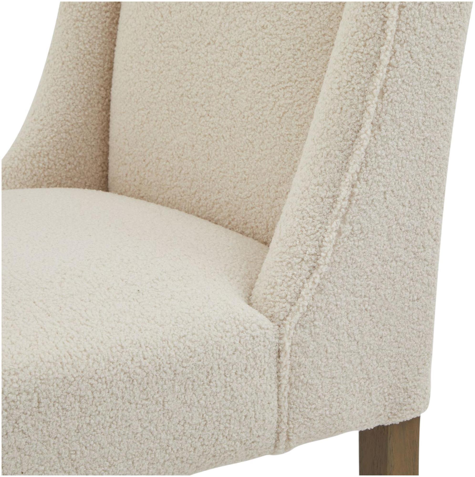 Product photograph of Compton Boucle Upholstered Dining Chair Sold In Pairs from Choice Furniture Superstore.