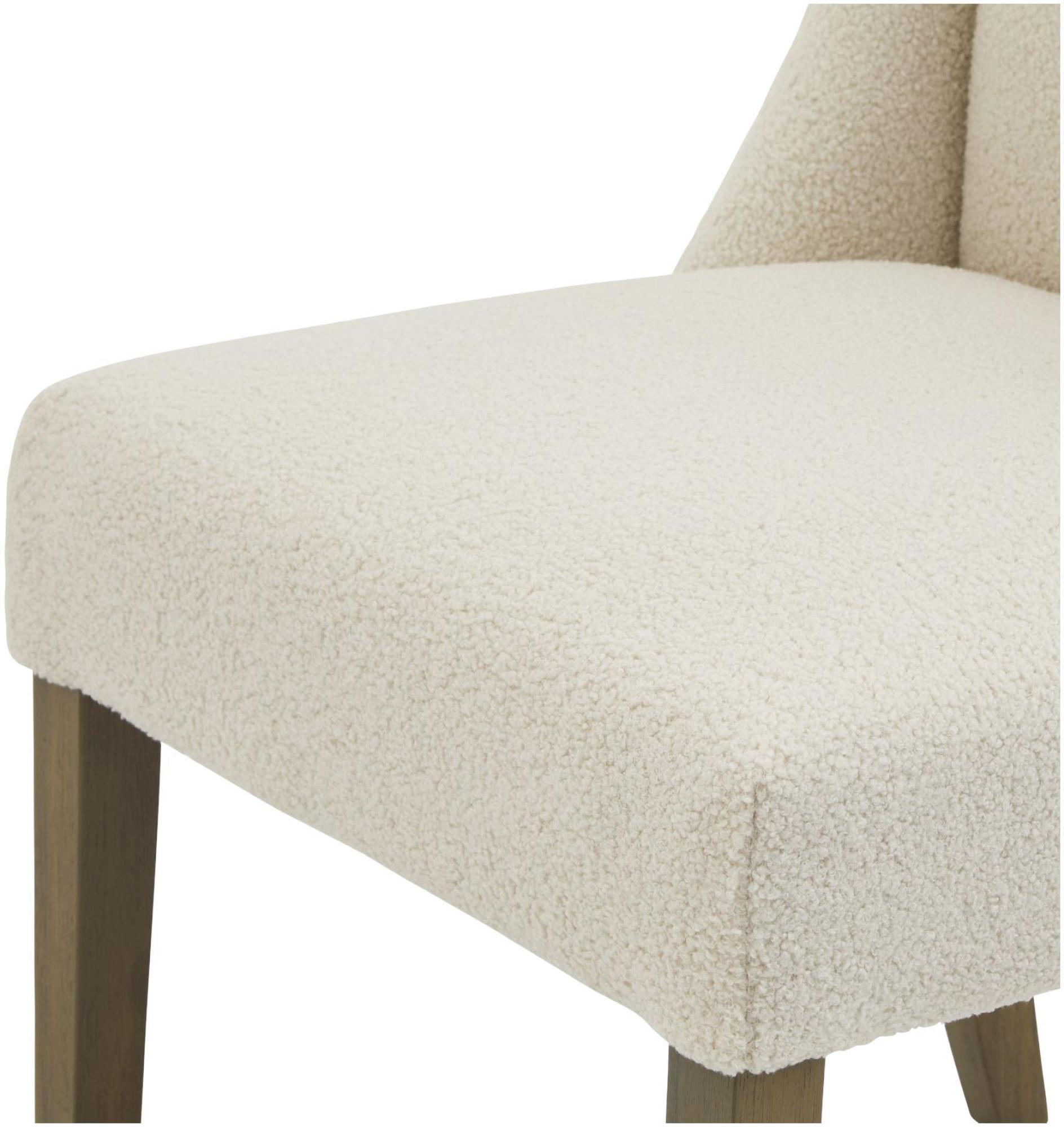 Product photograph of Compton Boucle Upholstered Dining Chair Sold In Pairs from Choice Furniture Superstore.