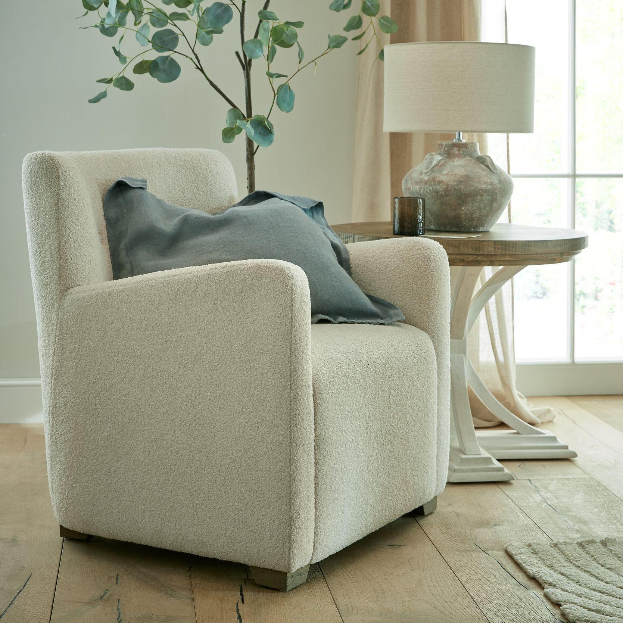 Product photograph of Insikeni Boucle Armchair from Choice Furniture Superstore.