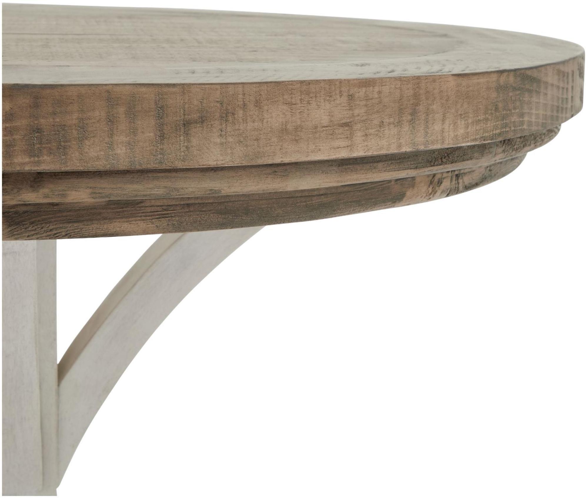 Product photograph of Luna White Round Occasional Table from Choice Furniture Superstore.