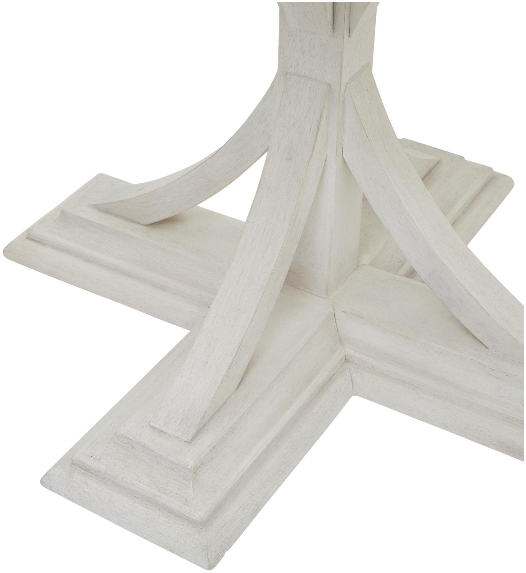 Product photograph of Luna White Round Occasional Table from Choice Furniture Superstore.