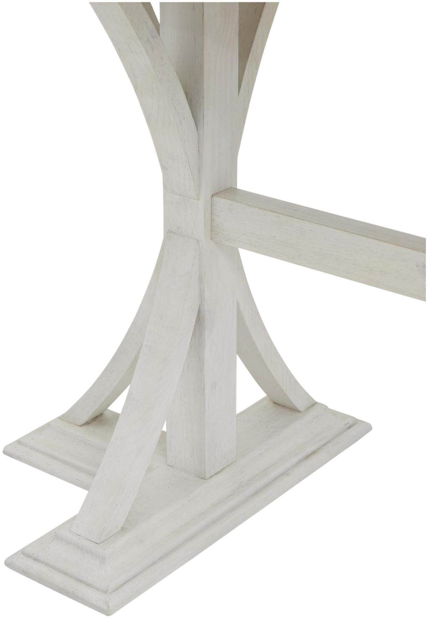 Product photograph of Luna White Rectangular Bar Table from Choice Furniture Superstore.