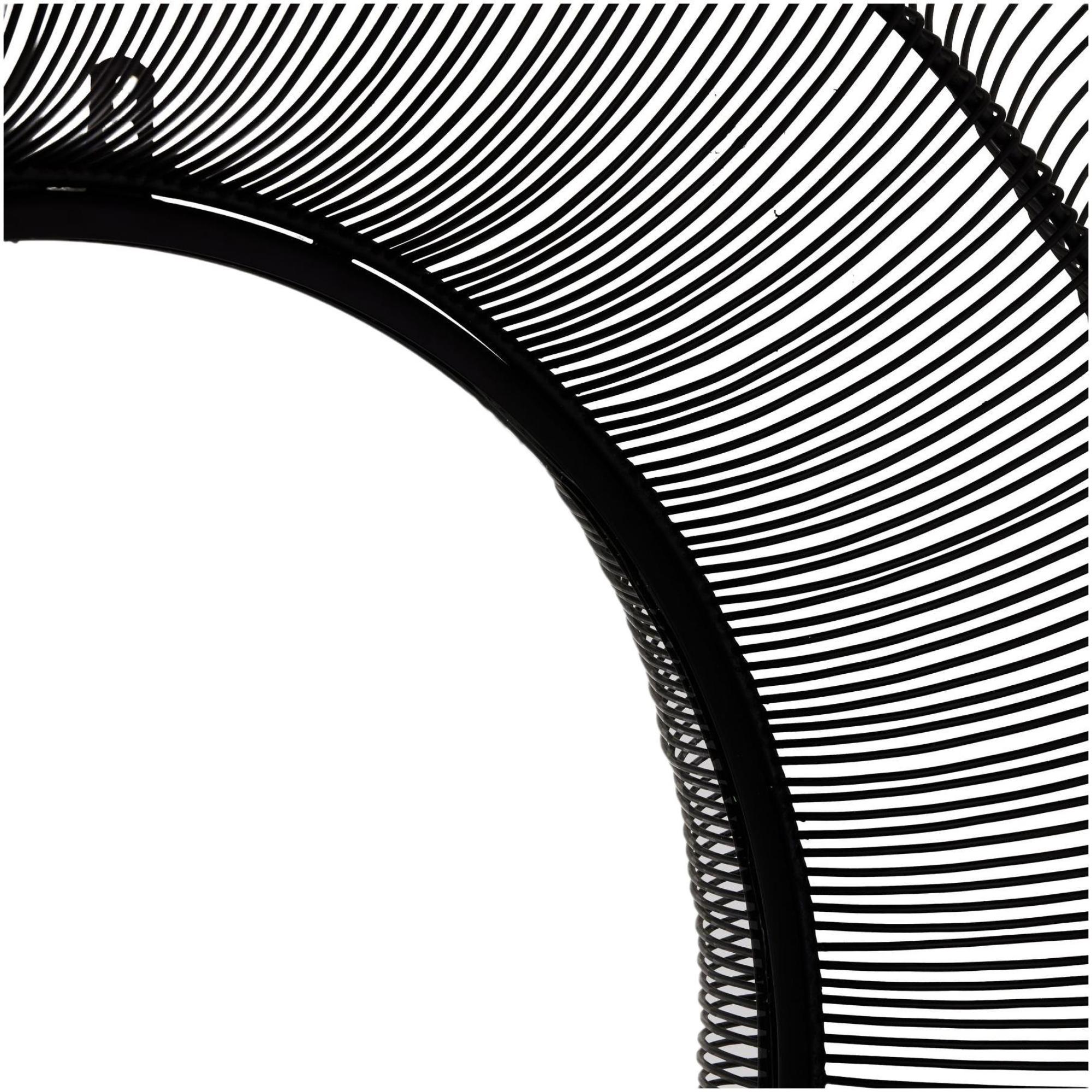 Product photograph of Chico Black Metal Large Wire Mirror from Choice Furniture Superstore.