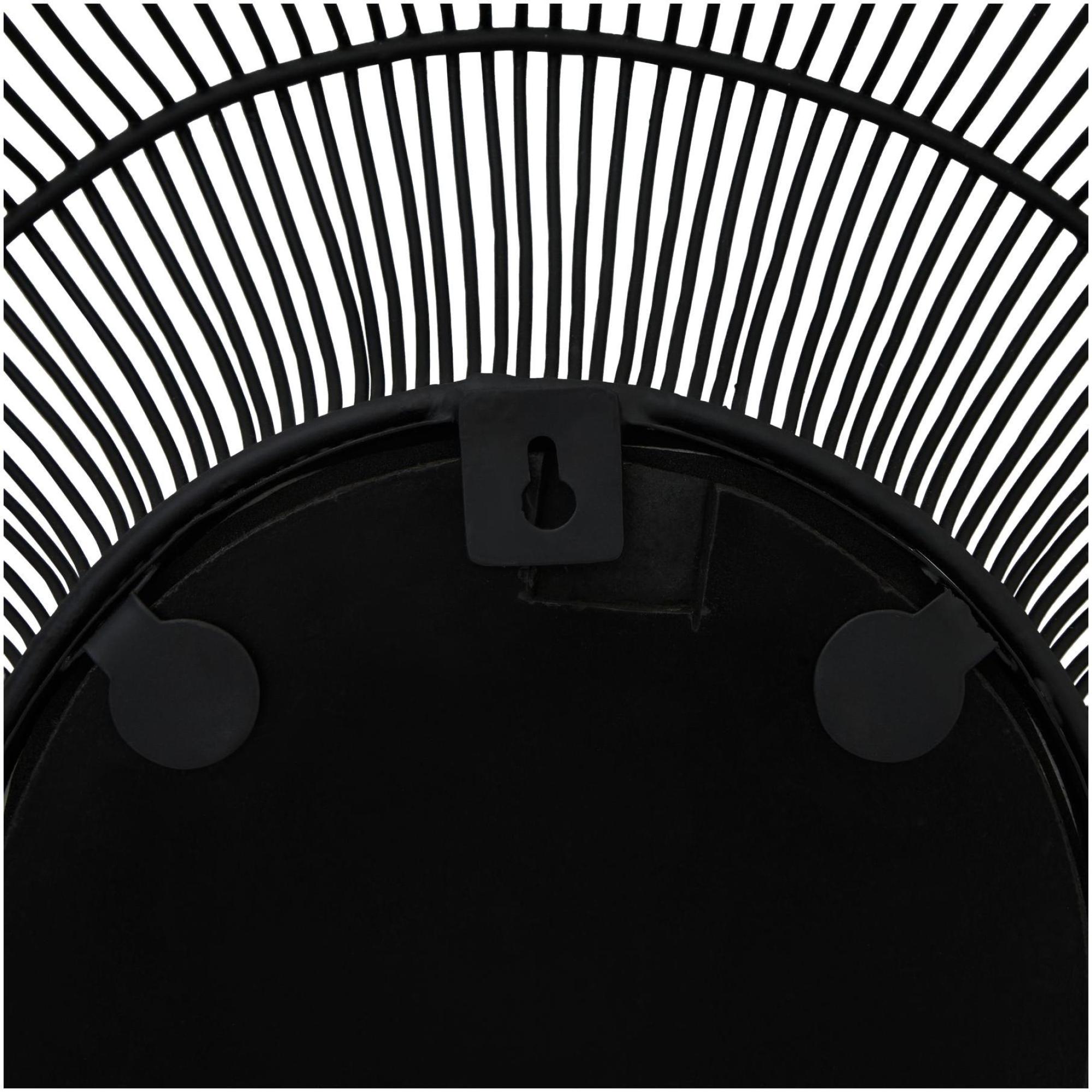 Product photograph of Chico Black Metal Wire Mirror from Choice Furniture Superstore.
