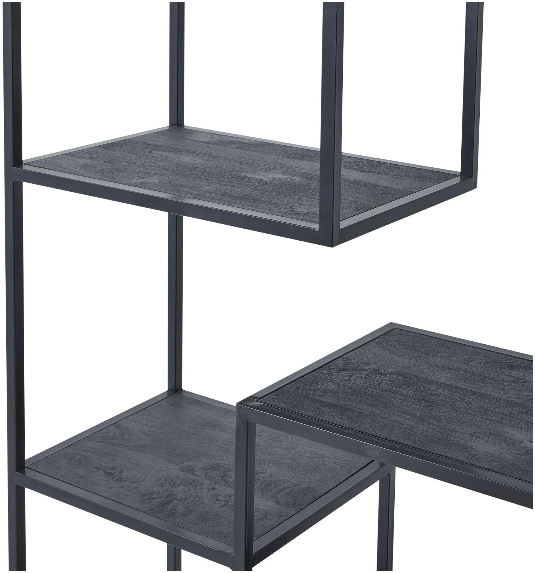 Product photograph of Black Metal Large Multi Shelf Unit from Choice Furniture Superstore.