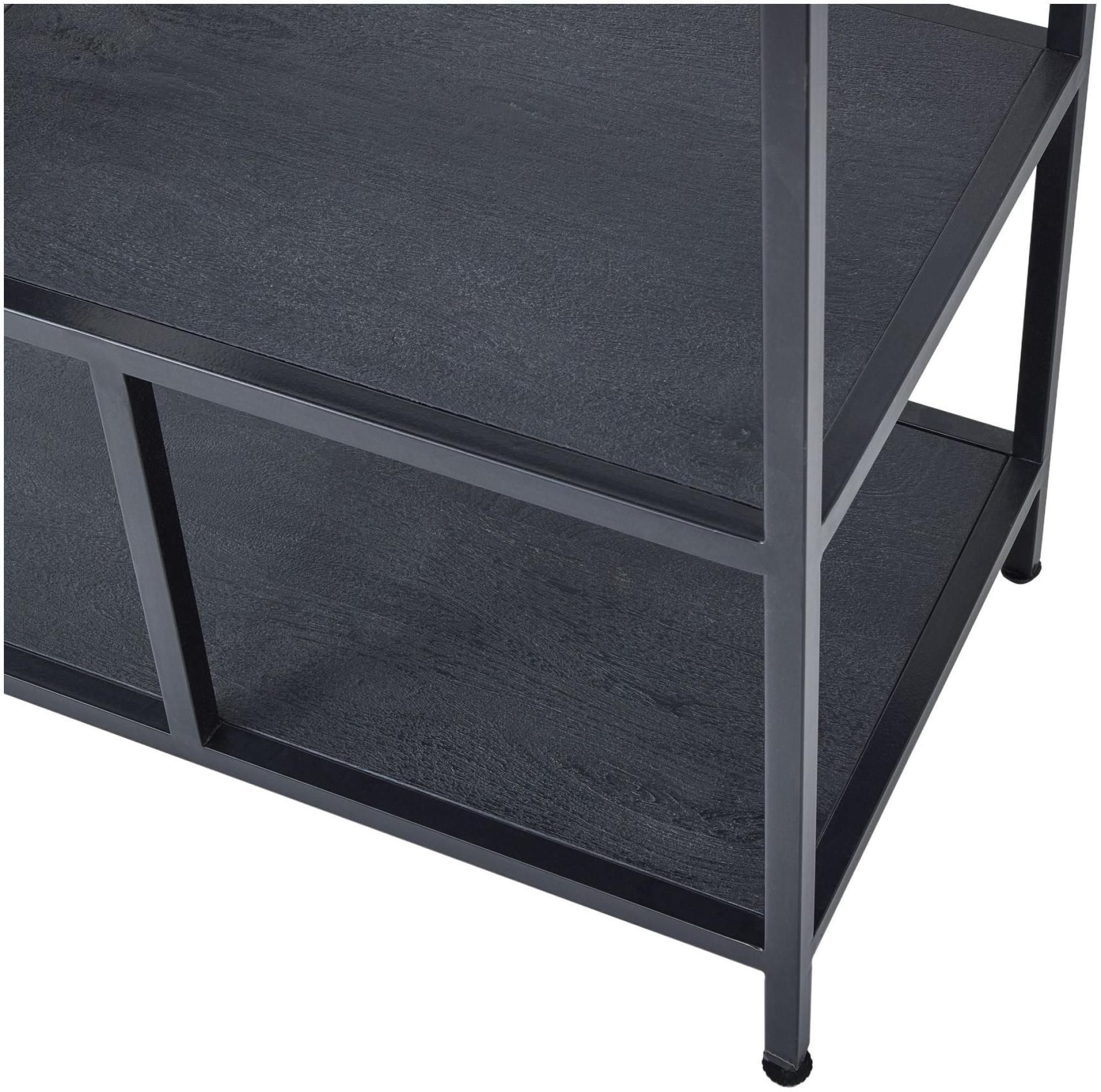 Product photograph of Black Metal Large Multi Shelf Unit from Choice Furniture Superstore.