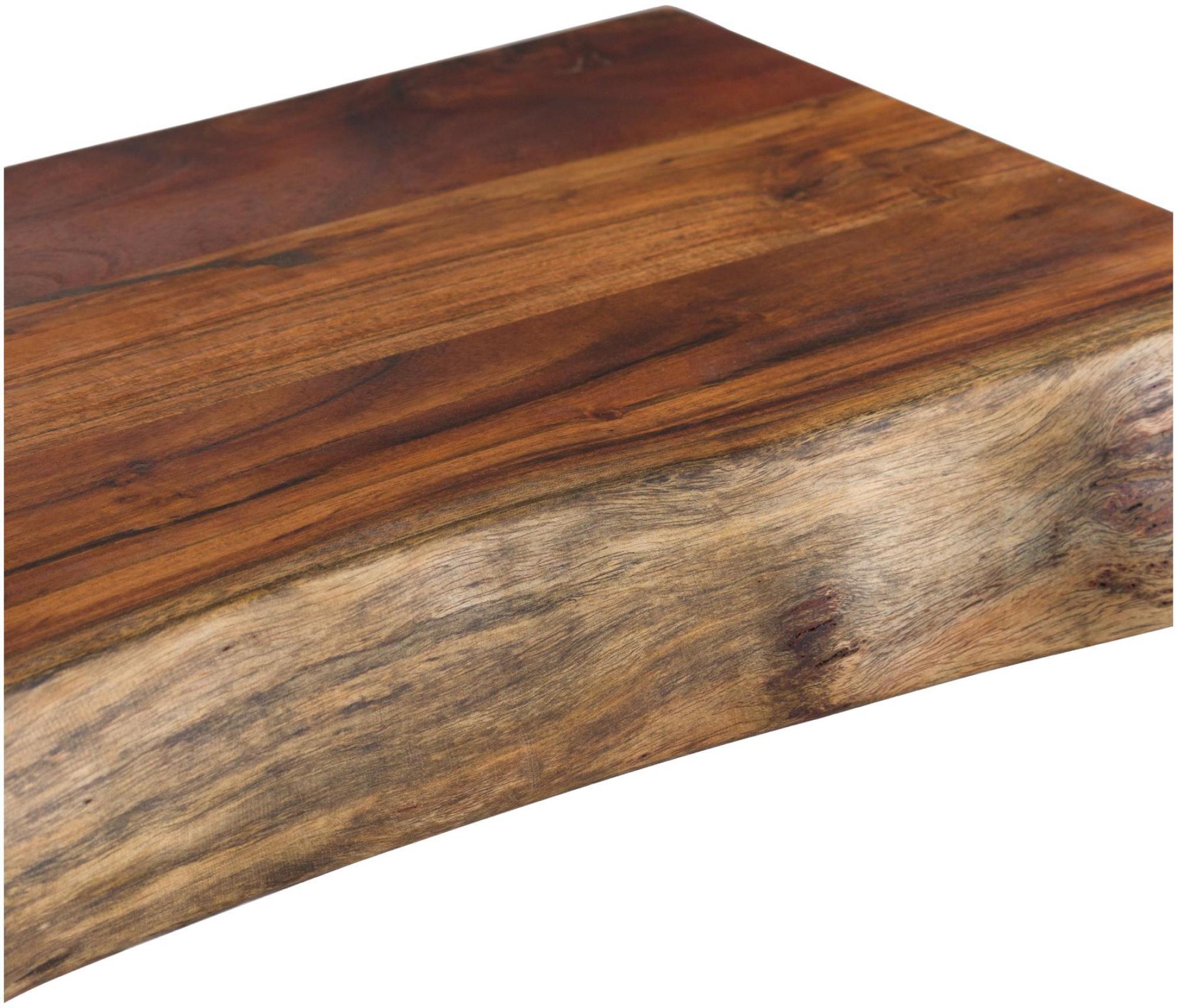 Product photograph of Live Edge Acacia Wood Pyman Chopping Board from Choice Furniture Superstore.