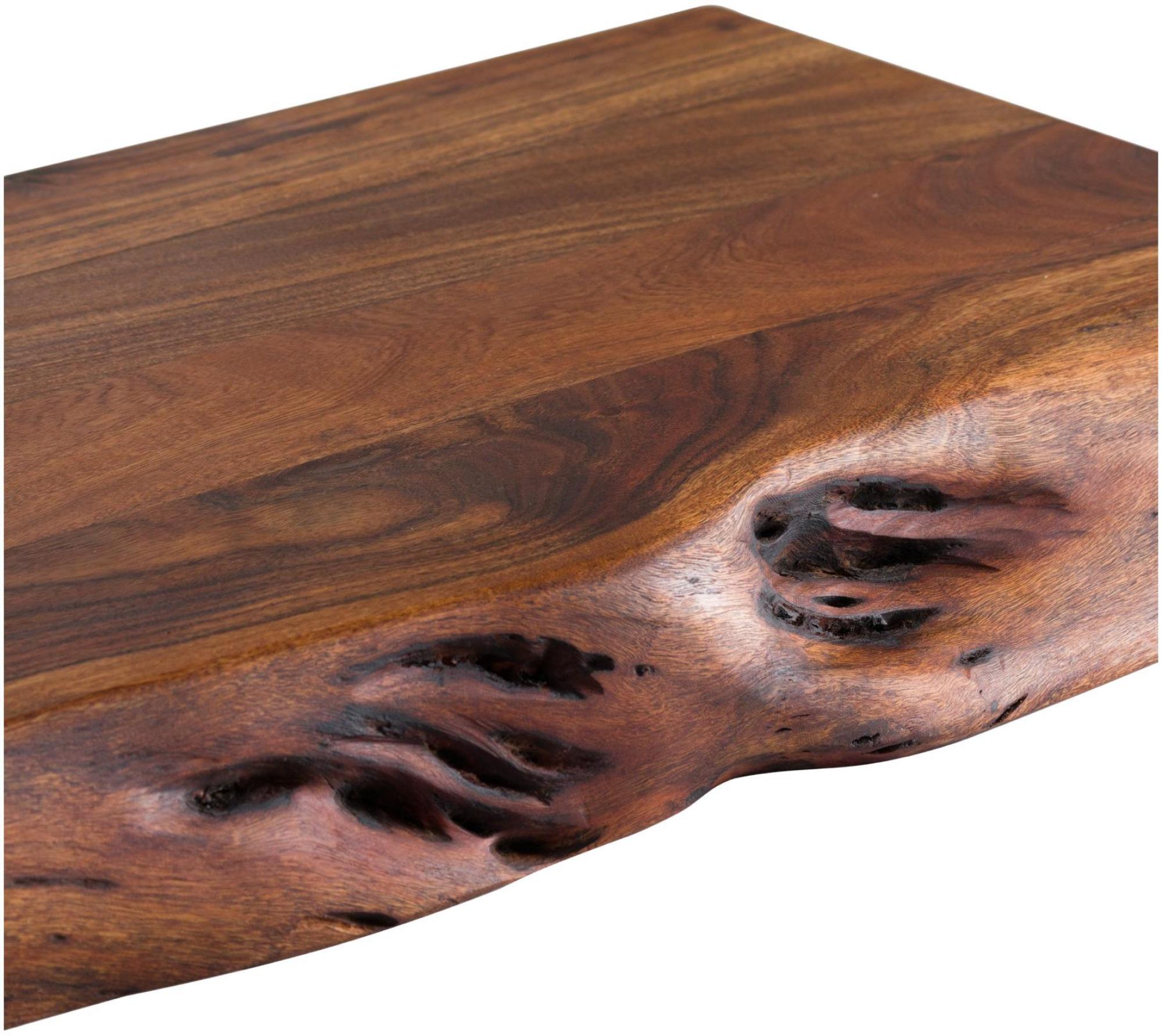 Product photograph of Live Edge Acacia Wood Pyman Chopping Board from Choice Furniture Superstore.
