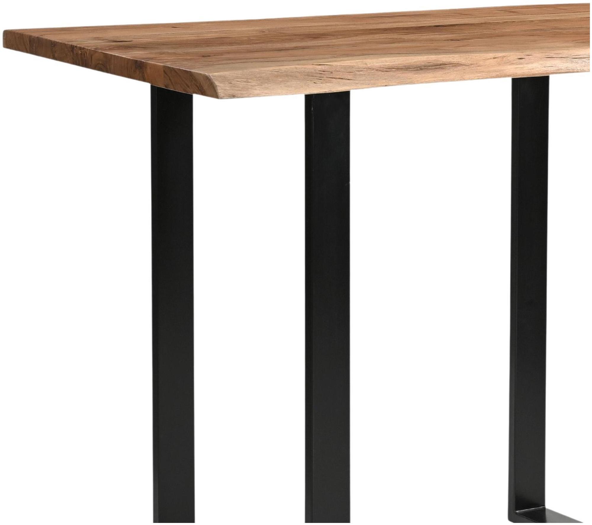 Product photograph of Live Edge Acacia Wood Bar Table from Choice Furniture Superstore.
