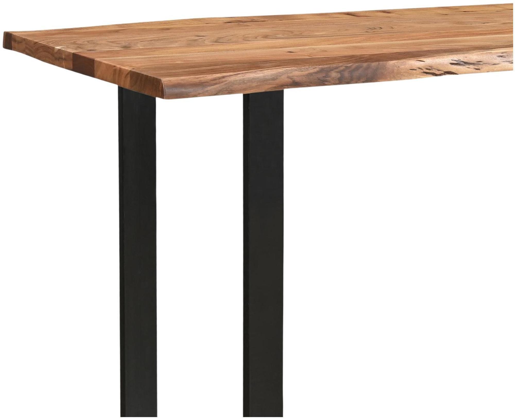 Product photograph of Live Edge Acacia Wood Large Bar Table from Choice Furniture Superstore.