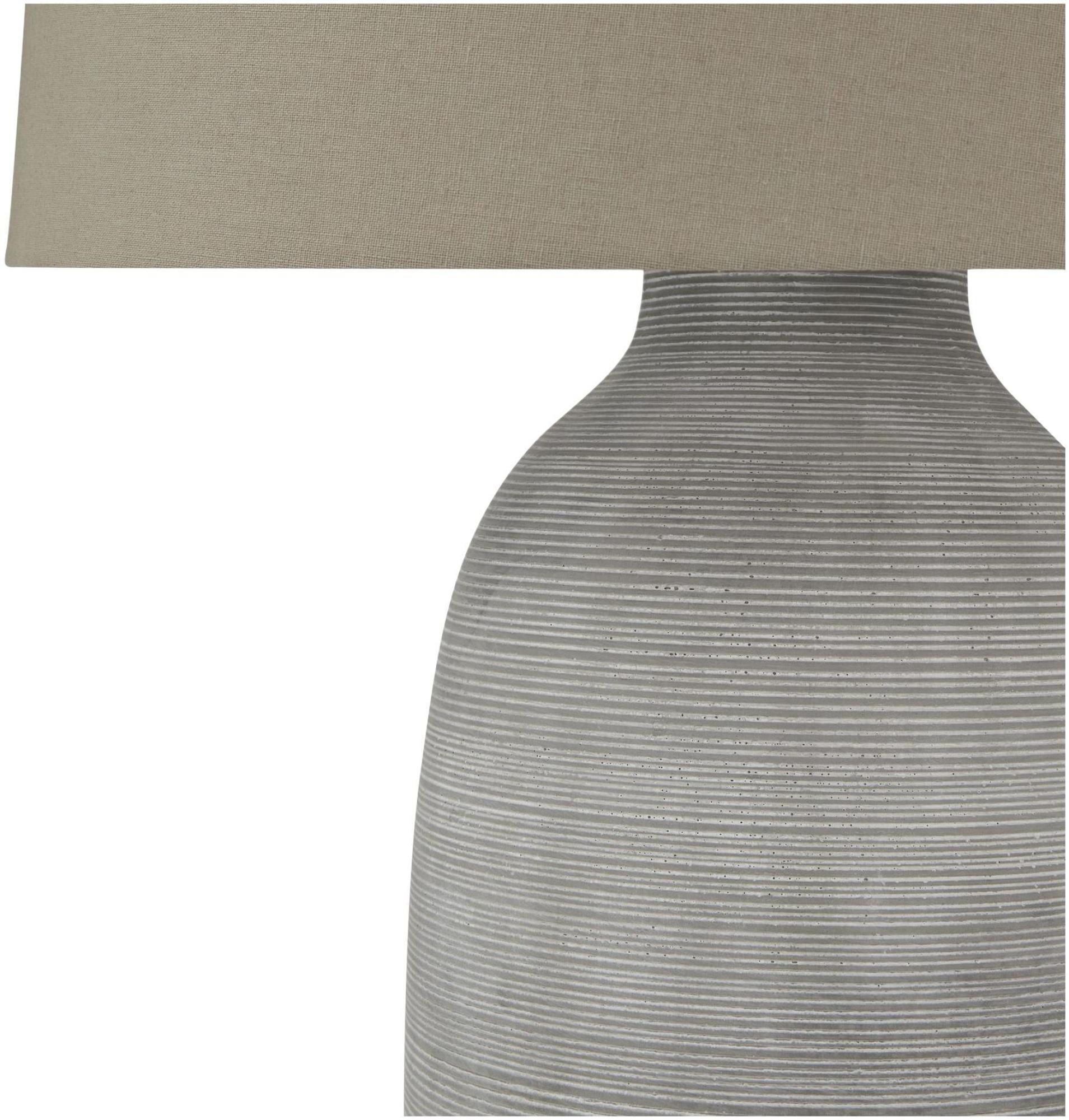 Product photograph of Altona Ceramic Stone Olpe Large Lamp from Choice Furniture Superstore.