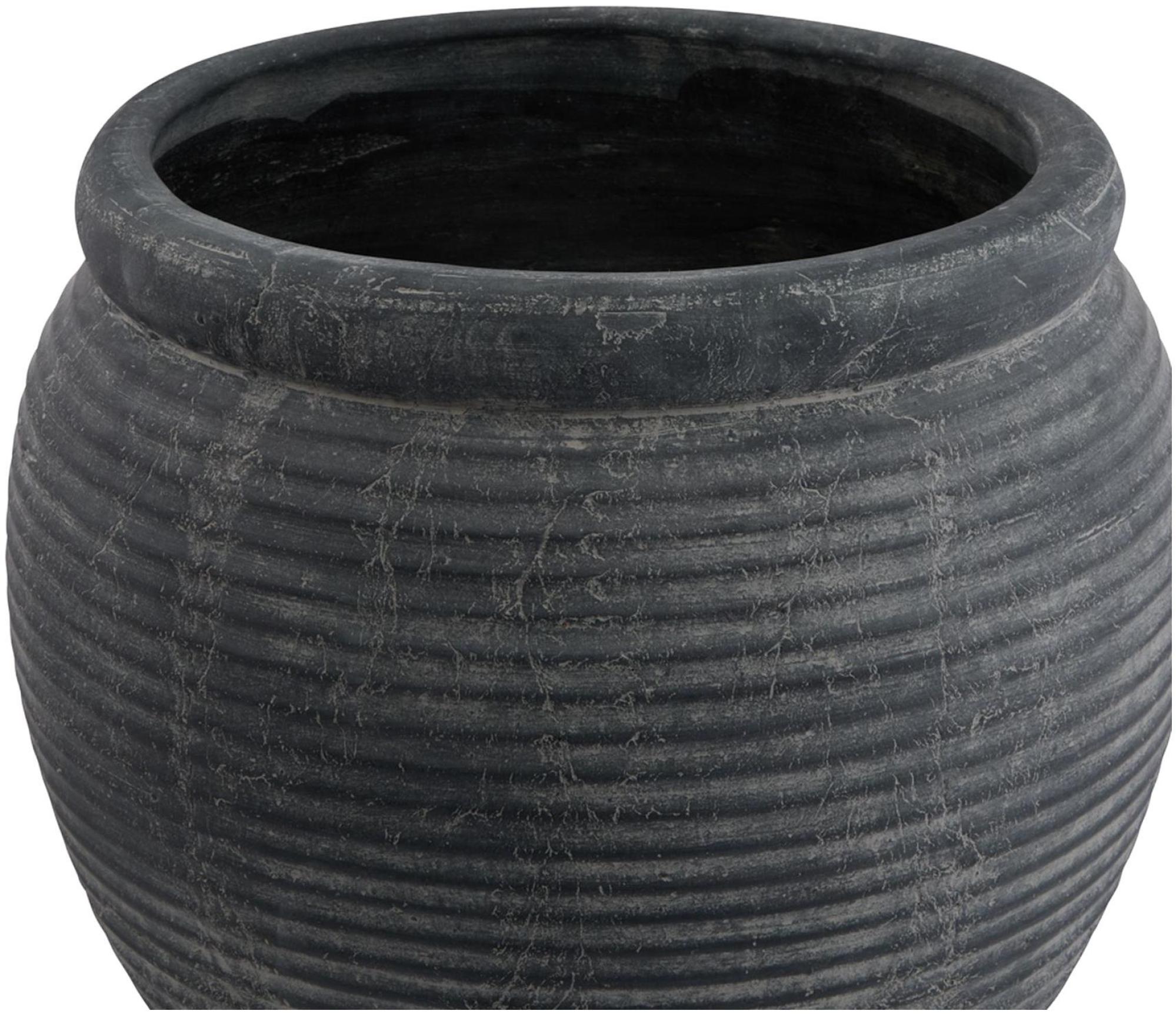 Product photograph of Ariston Ceramic Rimmed Large Plant Pot from Choice Furniture Superstore.