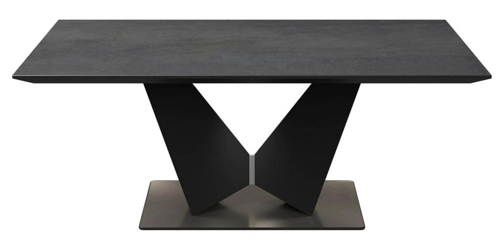 Product photograph of New Westin Dark Grey Ceramic 120cm Coffee Table from Choice Furniture Superstore.