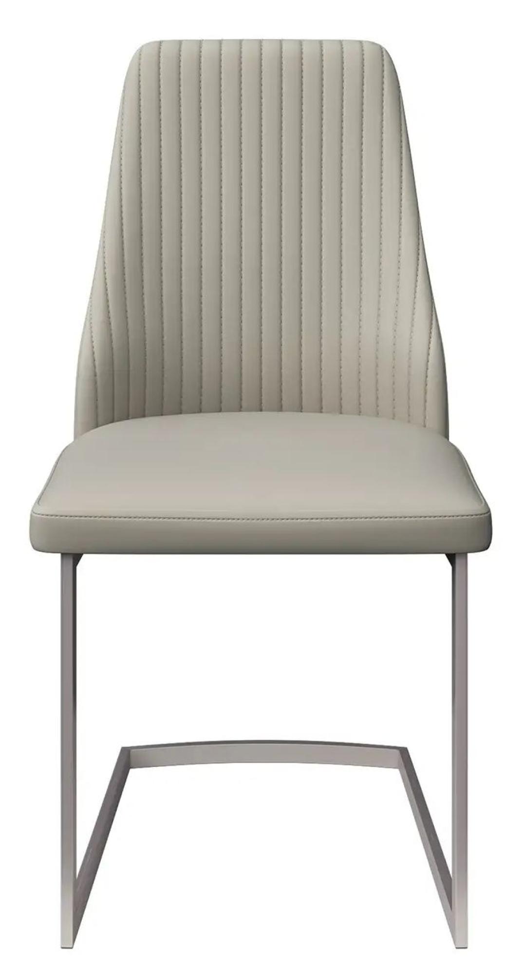Product photograph of 2 X Milano Light Grey Dining Chair from Choice Furniture Superstore.